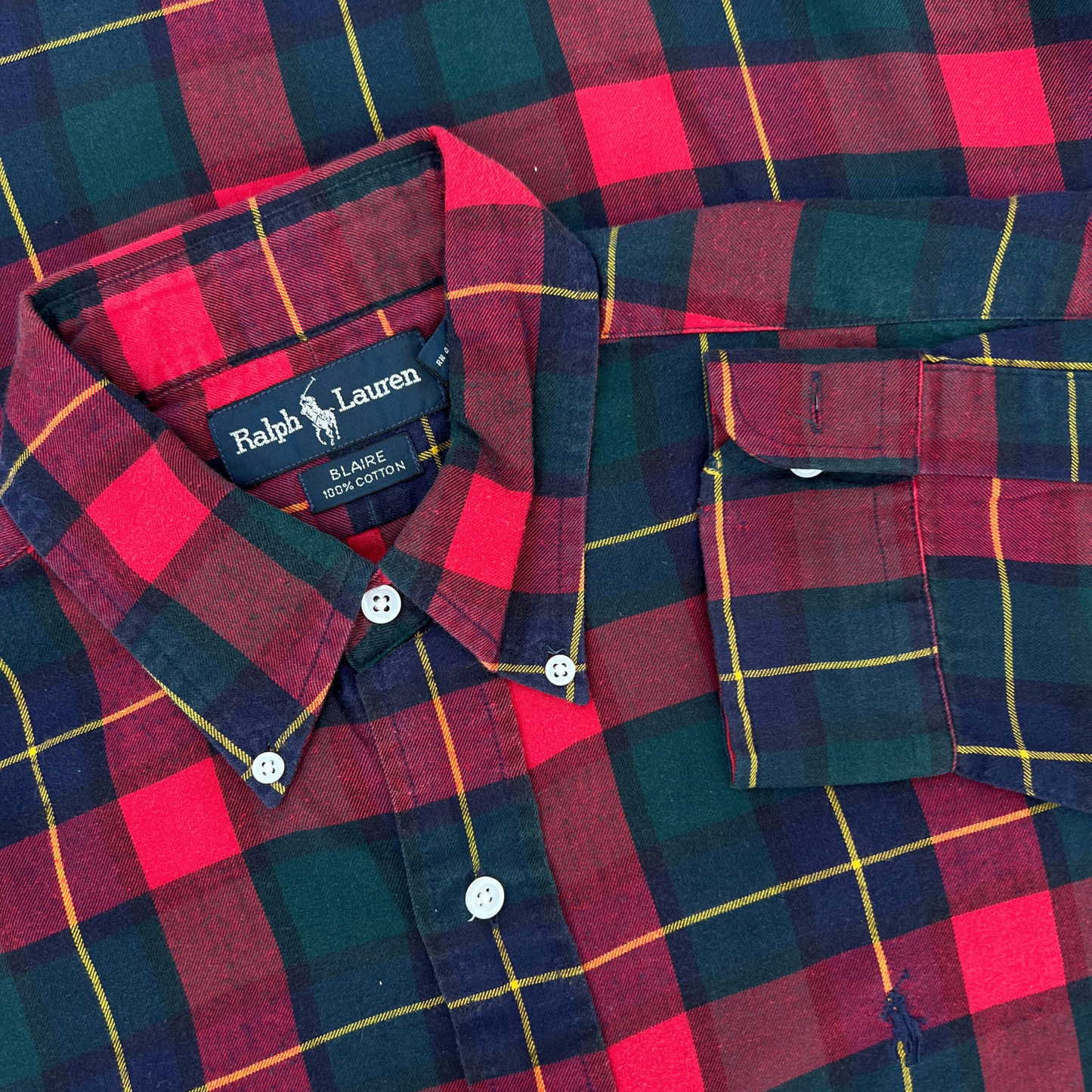 Chemise Ralph Lauren pour hommes carreaux - taille M