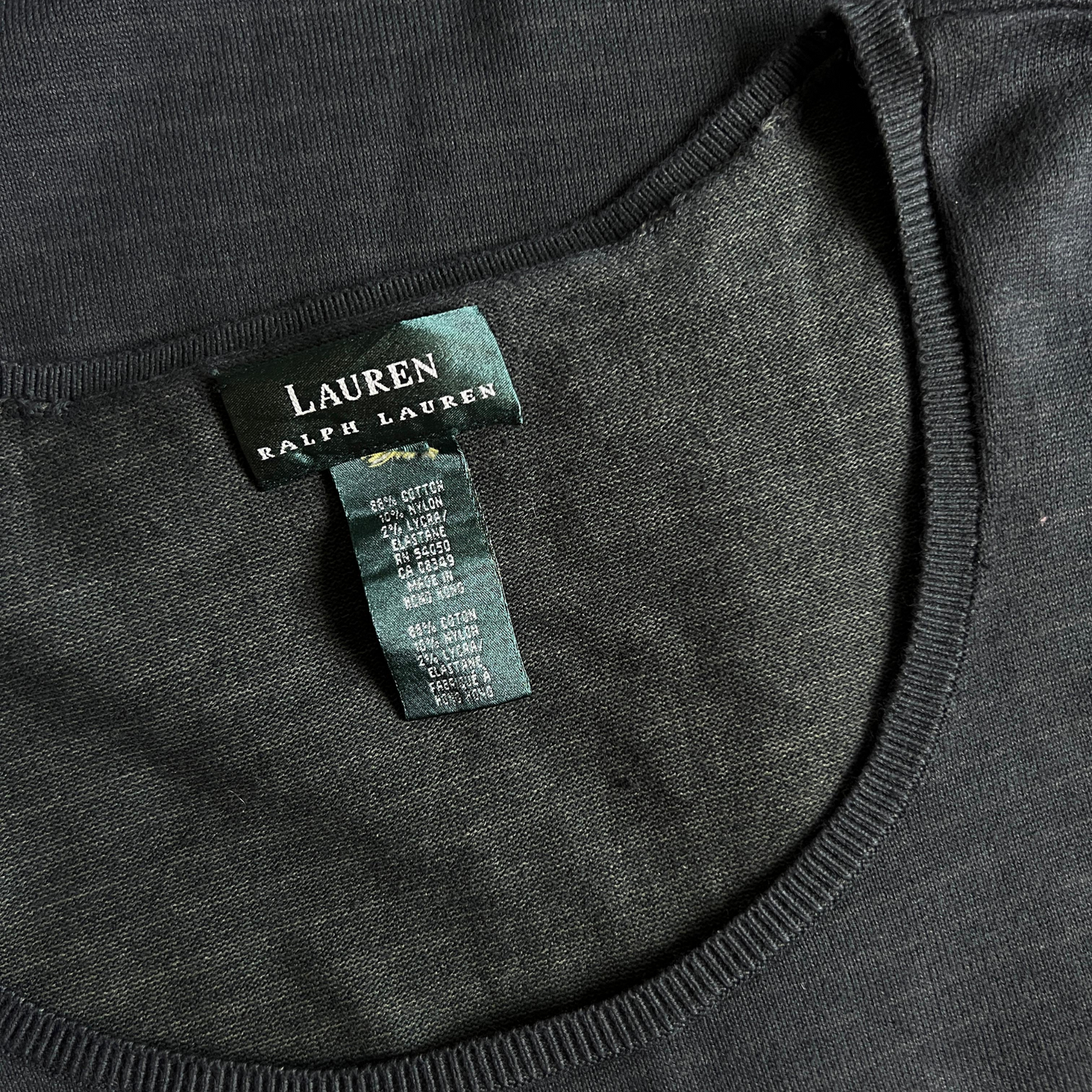Pull Ralph Lauren sans manches Vert foncé pour femmes - Taille L