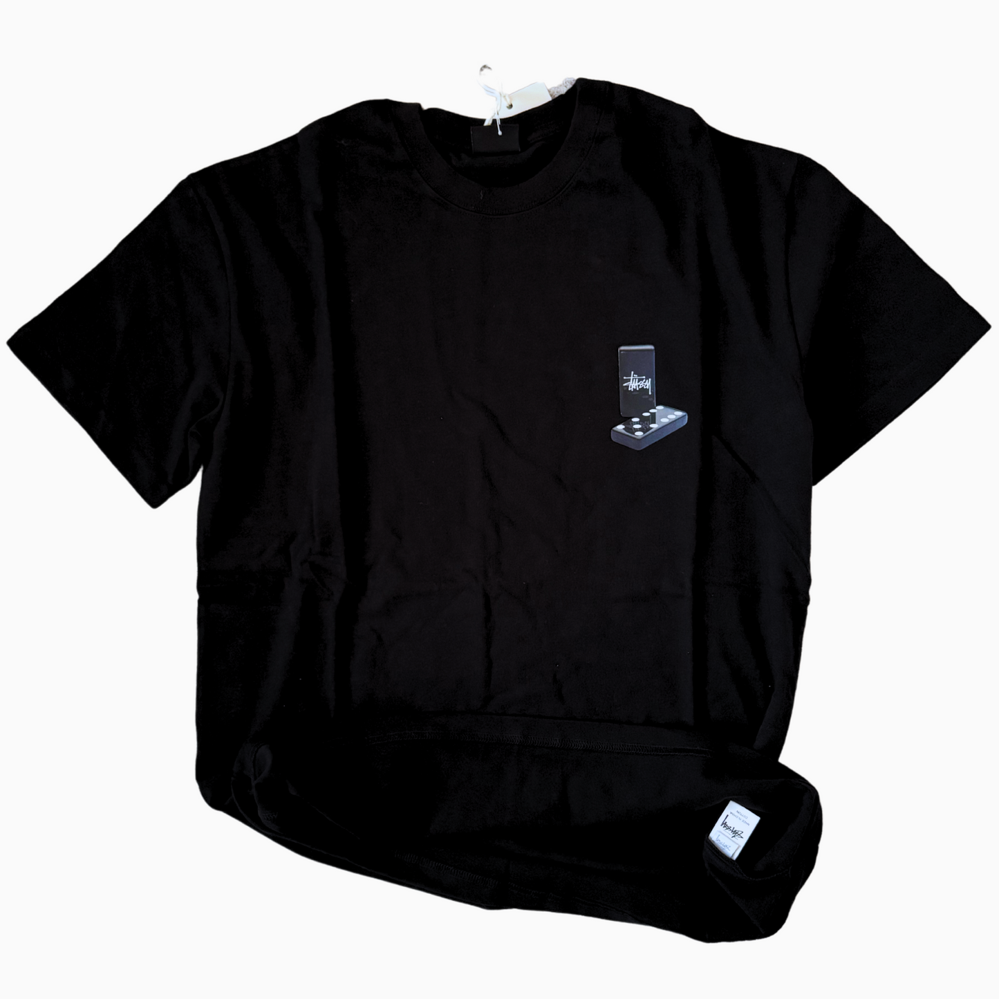 Neuf - T-shirt Stüssy Noir - Domino - taille S ( fits M )