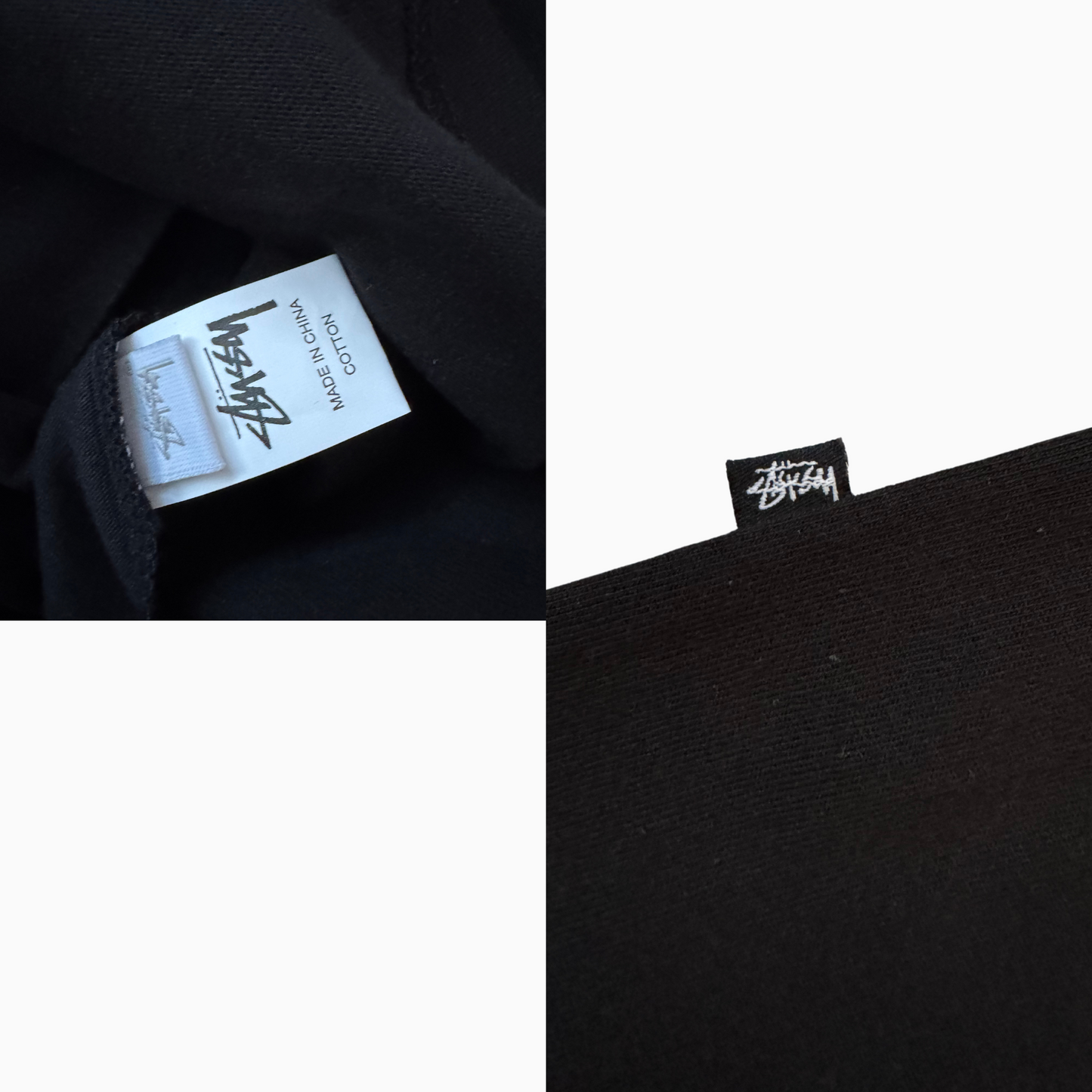Neuf - T-shirt Stüssy Noir - Domino - taille S ( fits M )