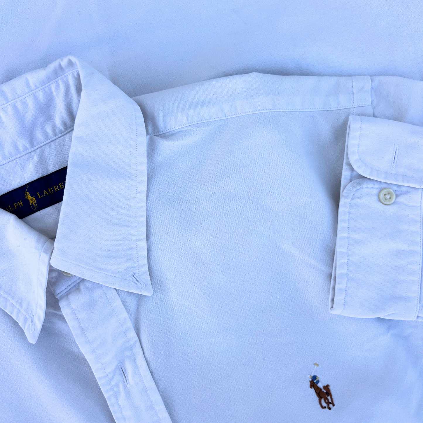 Chemise Ralph Lauren blanche pour hommes - taille L