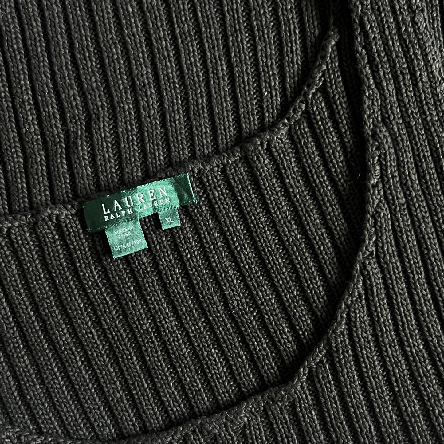Pull Ralph Lauren sans manches Vert foncé pour femmes - Taille XL