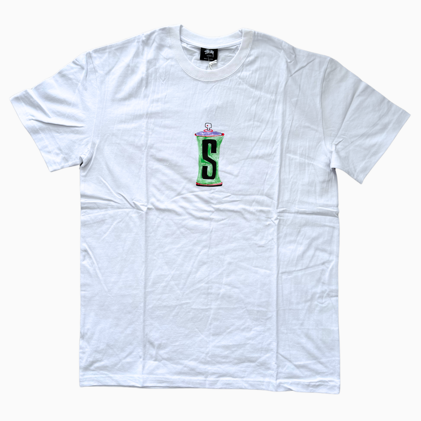 Neuf - T-shirt Stüssy - Blanc - taille S (fits M)