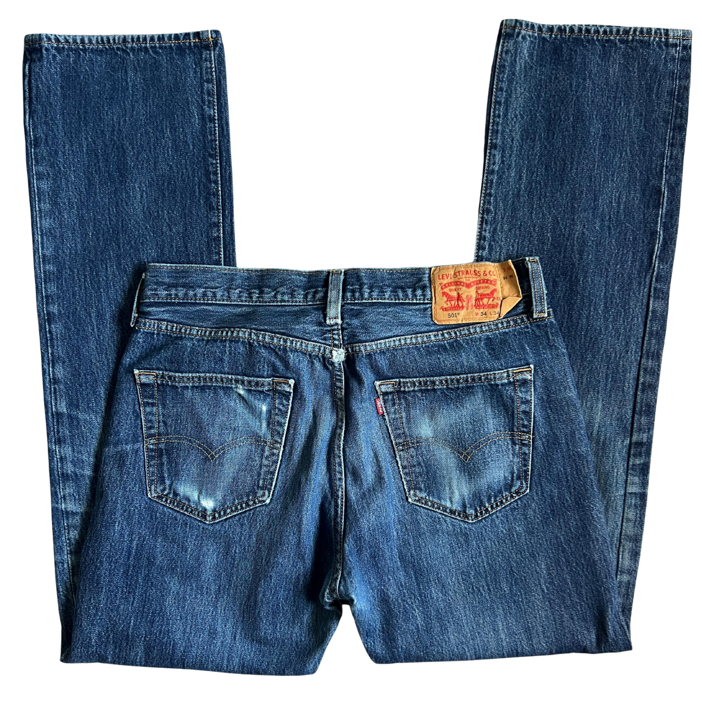 Jeans Levi's® 501® pour hommes Bleu - taille W34 L34