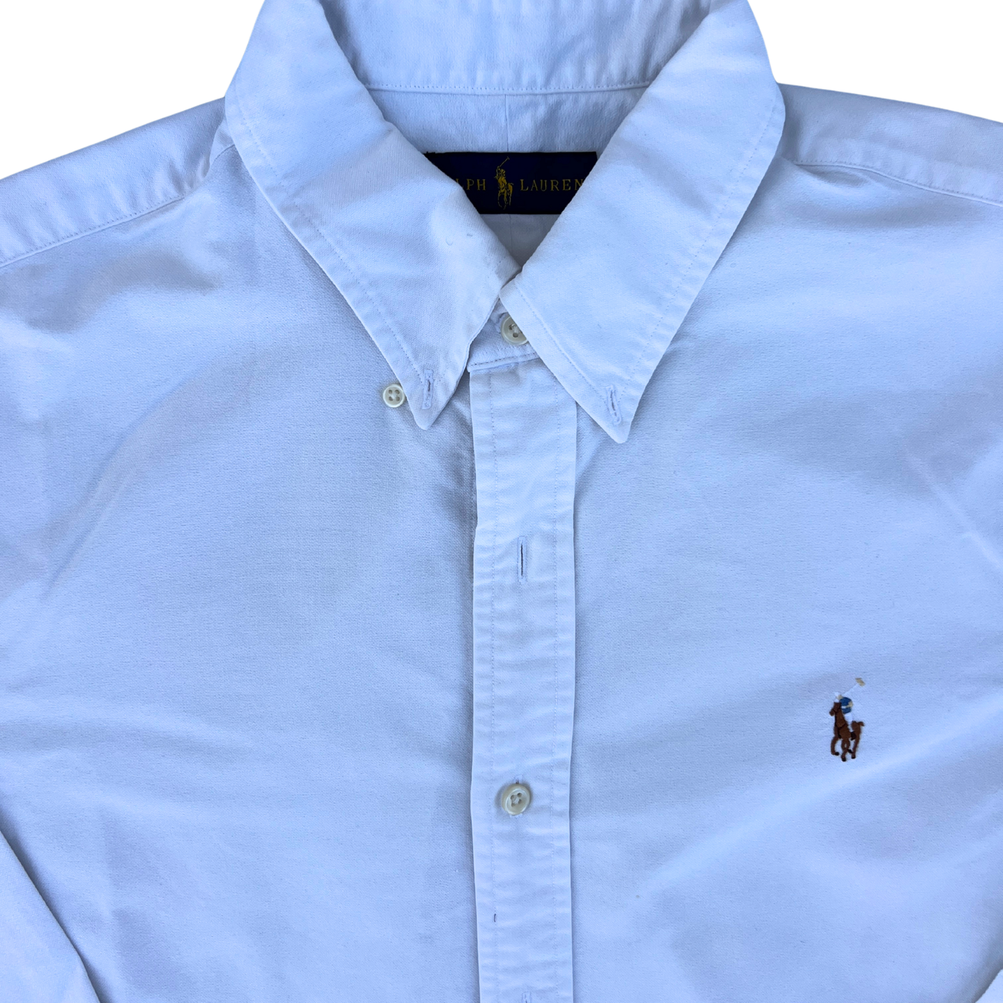 Chemise Ralph Lauren blanche pour hommes - taille L