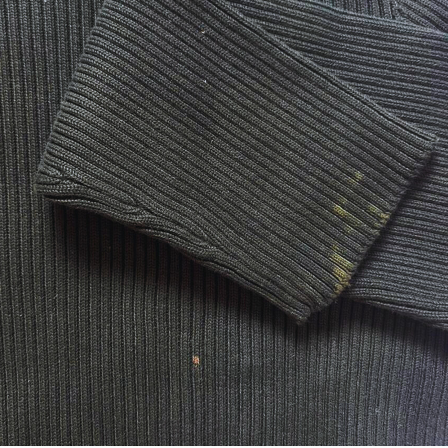 Pull Ralph Lauren col roulé vert foncé pour femmes - taille M