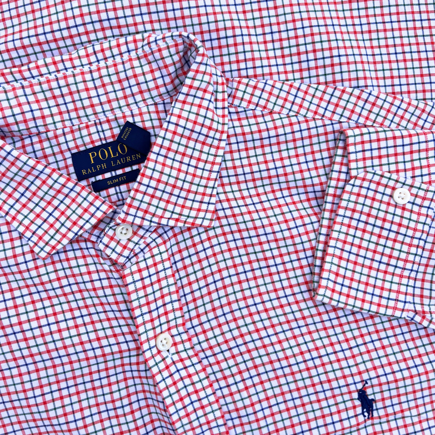 Chemise Ralph Lauren carreaux pour hommes slim fit - taille XXL