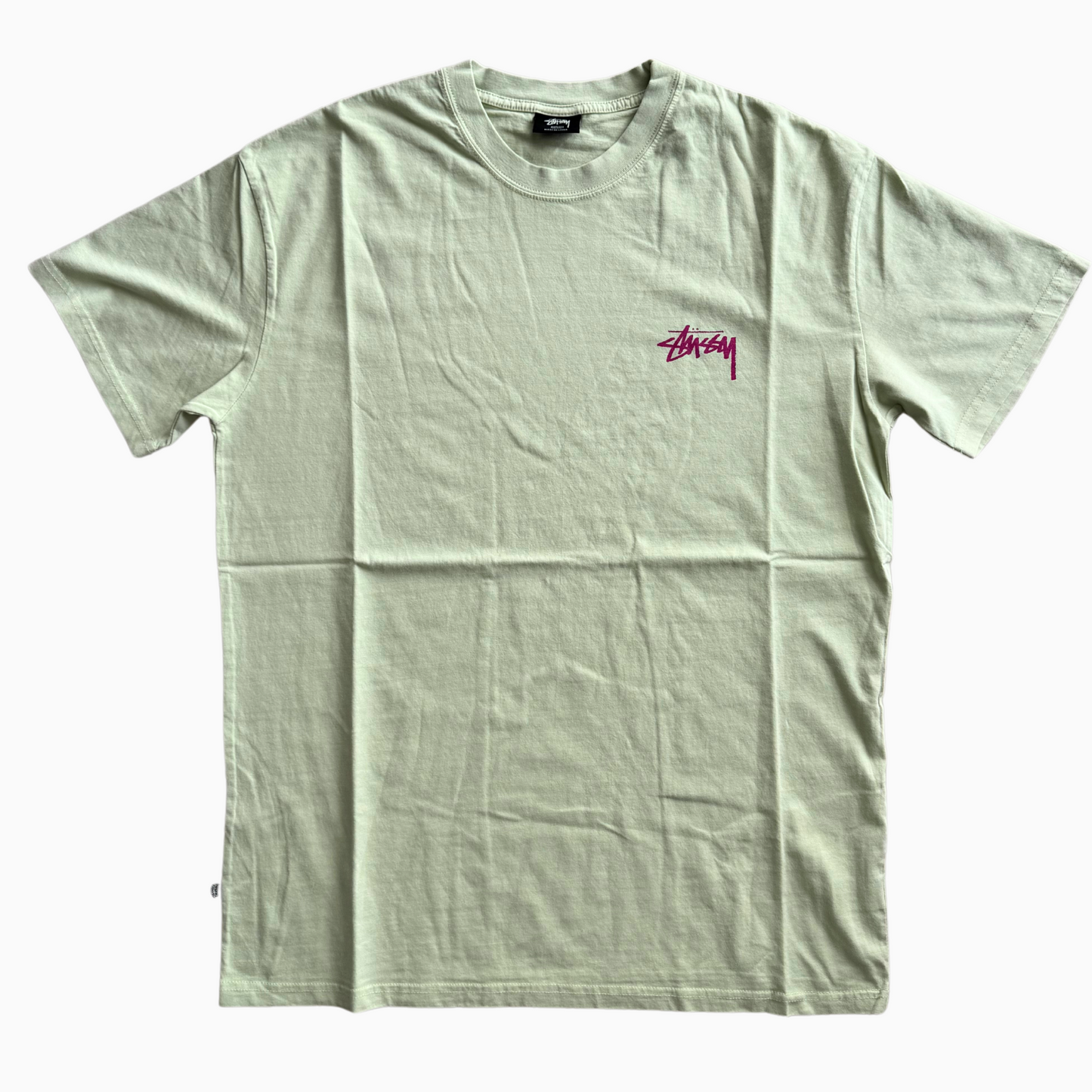 Neuf - T-shirt Stüssy - Vert clair - taille L