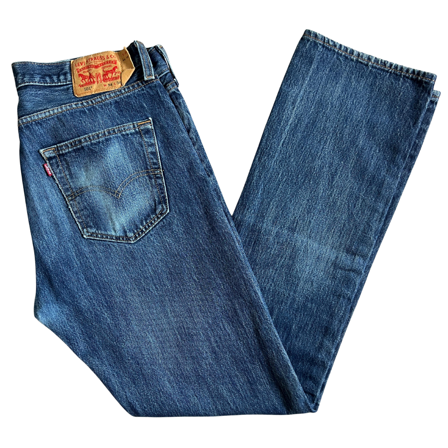 Jeans Levi's® 501® pour hommes Bleu - taille W34 L34