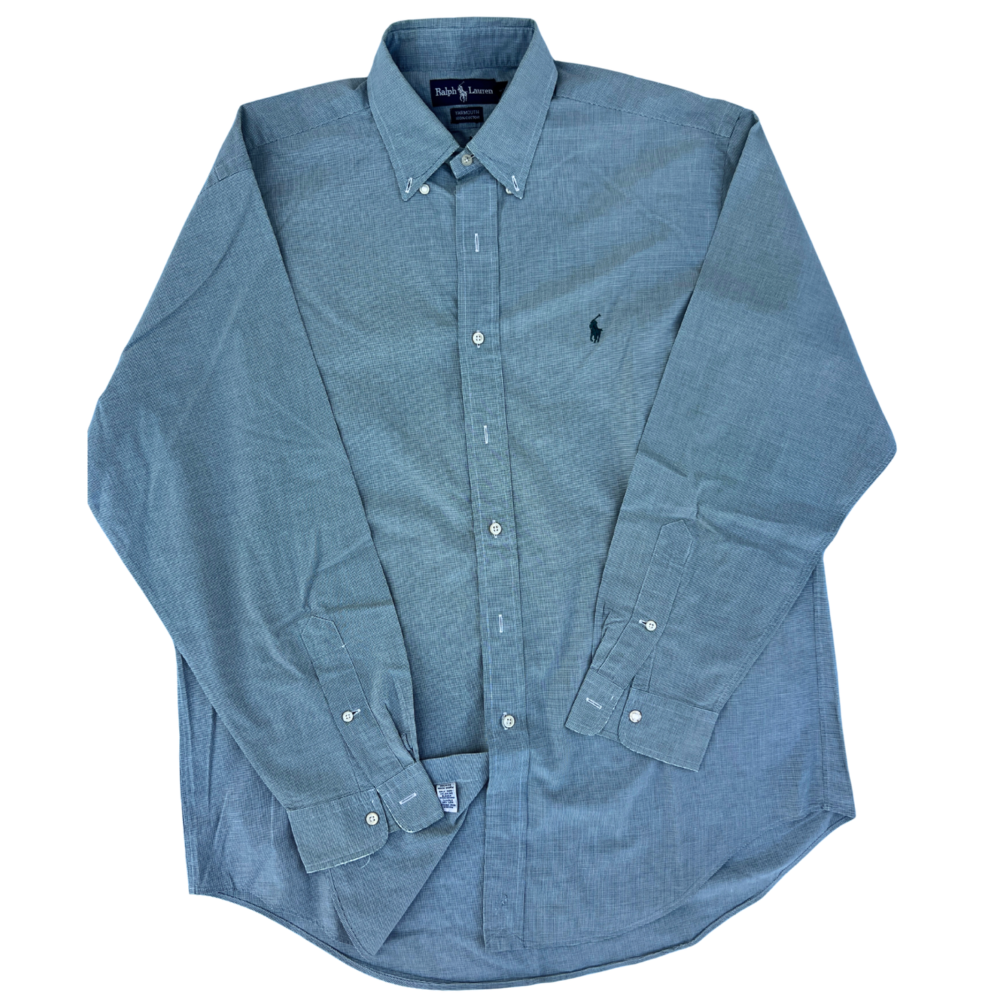 Chemise Ralph Lauren verte coupe regular pour hommes - Taille XL