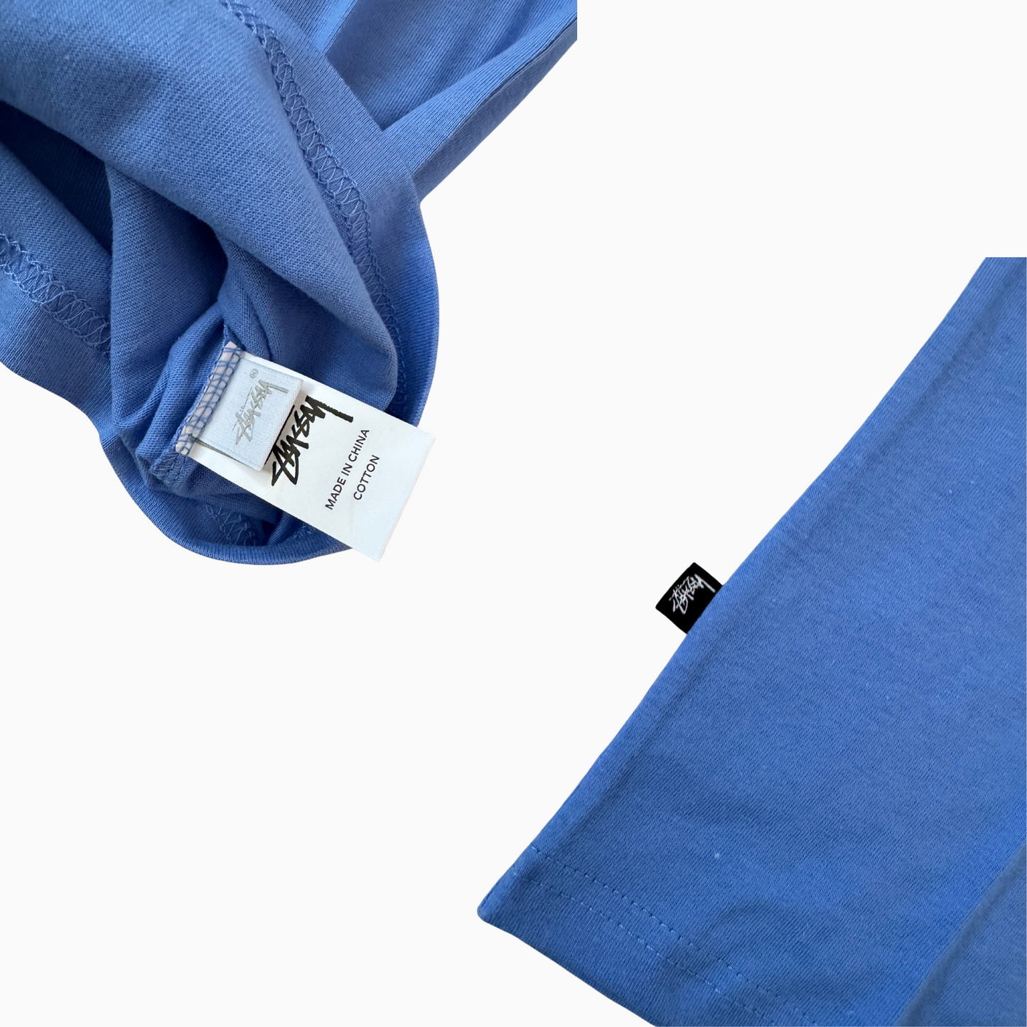 Neuf - T-shirt Stüssy - bleu ciel - taille M