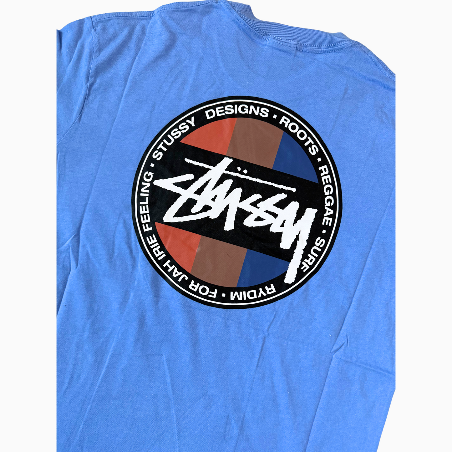 Neuf - T-shirt Stüssy - bleu ciel - taille M