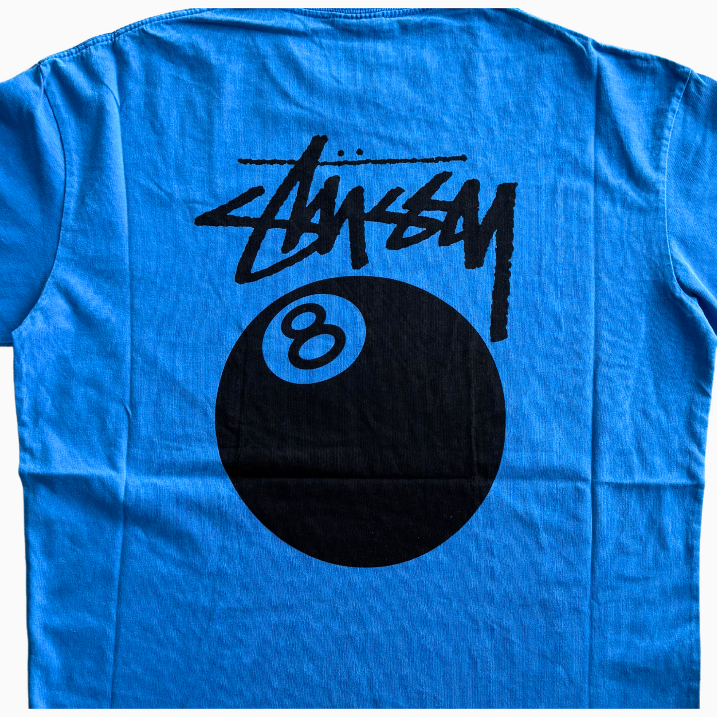 Neuf - T-shirt Stüssy - Bleu 8 ball - taille S ( fits M )