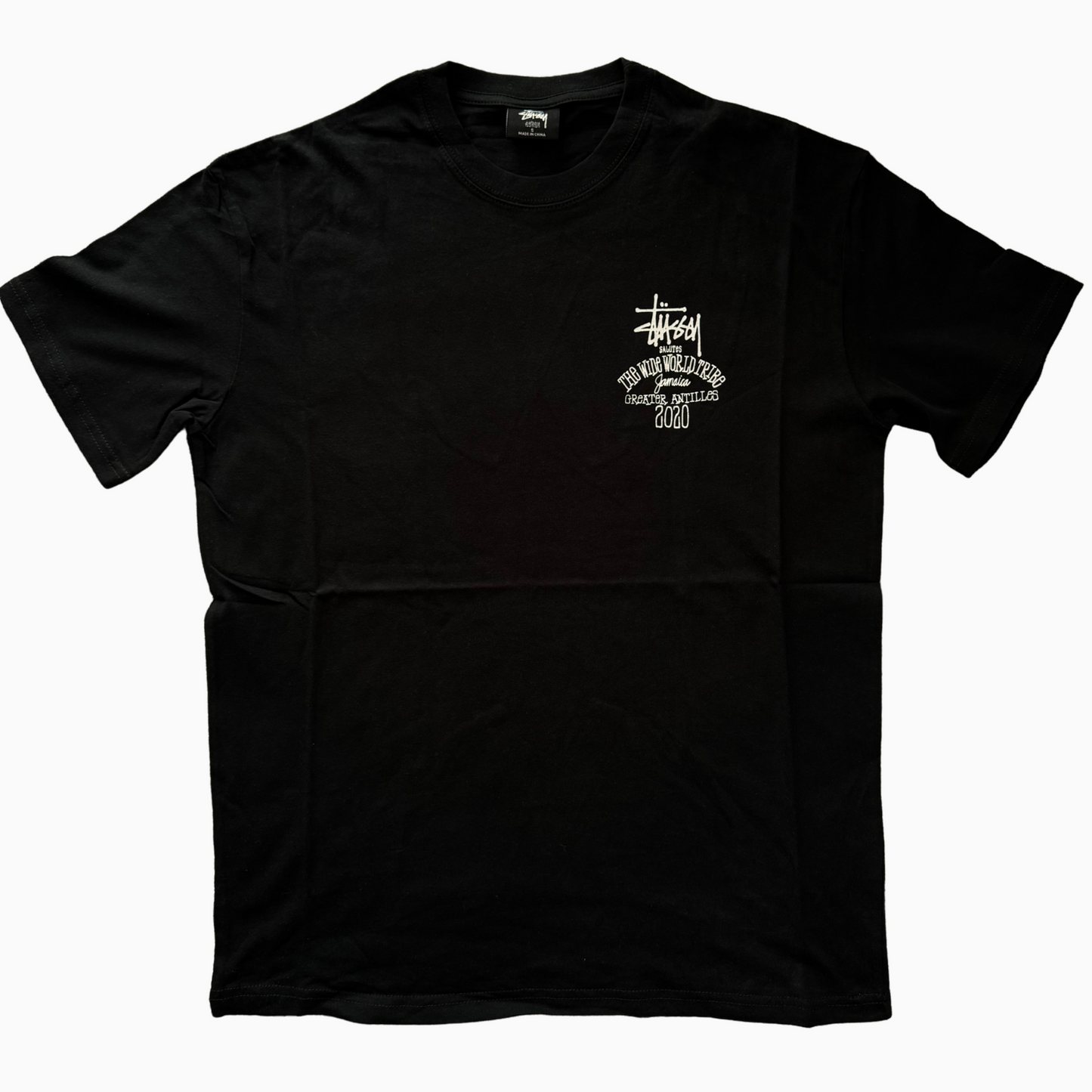 Neuf - T-shirt Stüssy - Noir - Tour edition - taille S ( fits M )