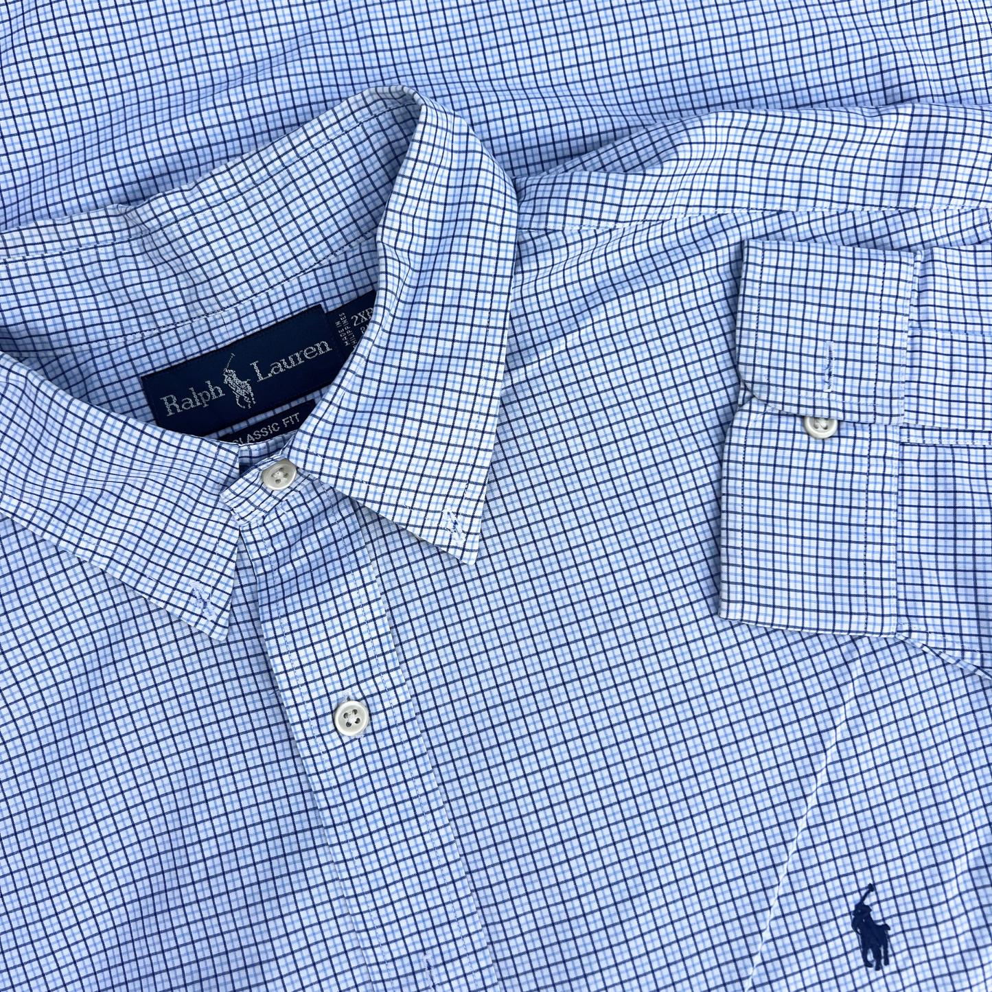 Chemise Ralph Lauren carreaux coupe regular pour hommes - taille XXL