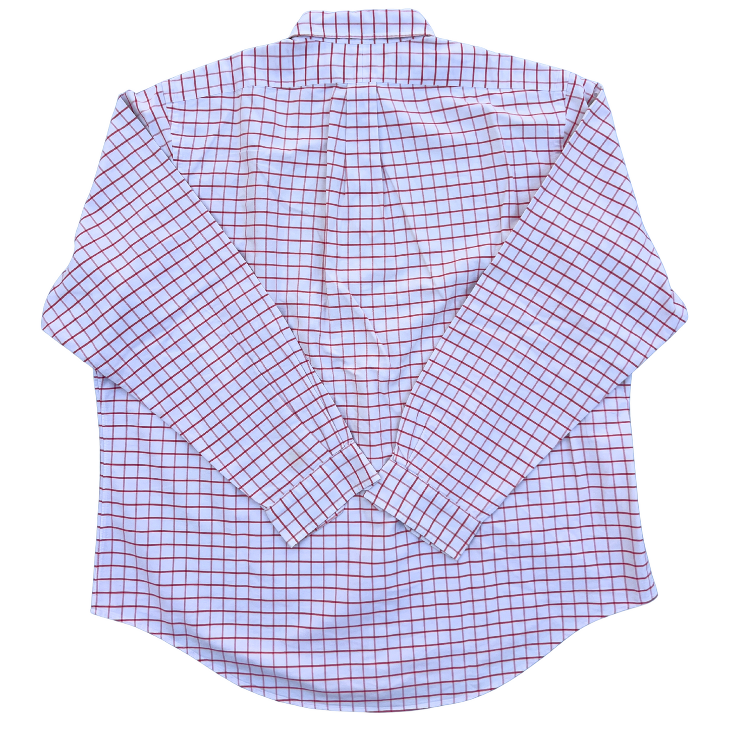 Chemise Ralph Lauren blanche carreaux roses pour hommes - taille XXL