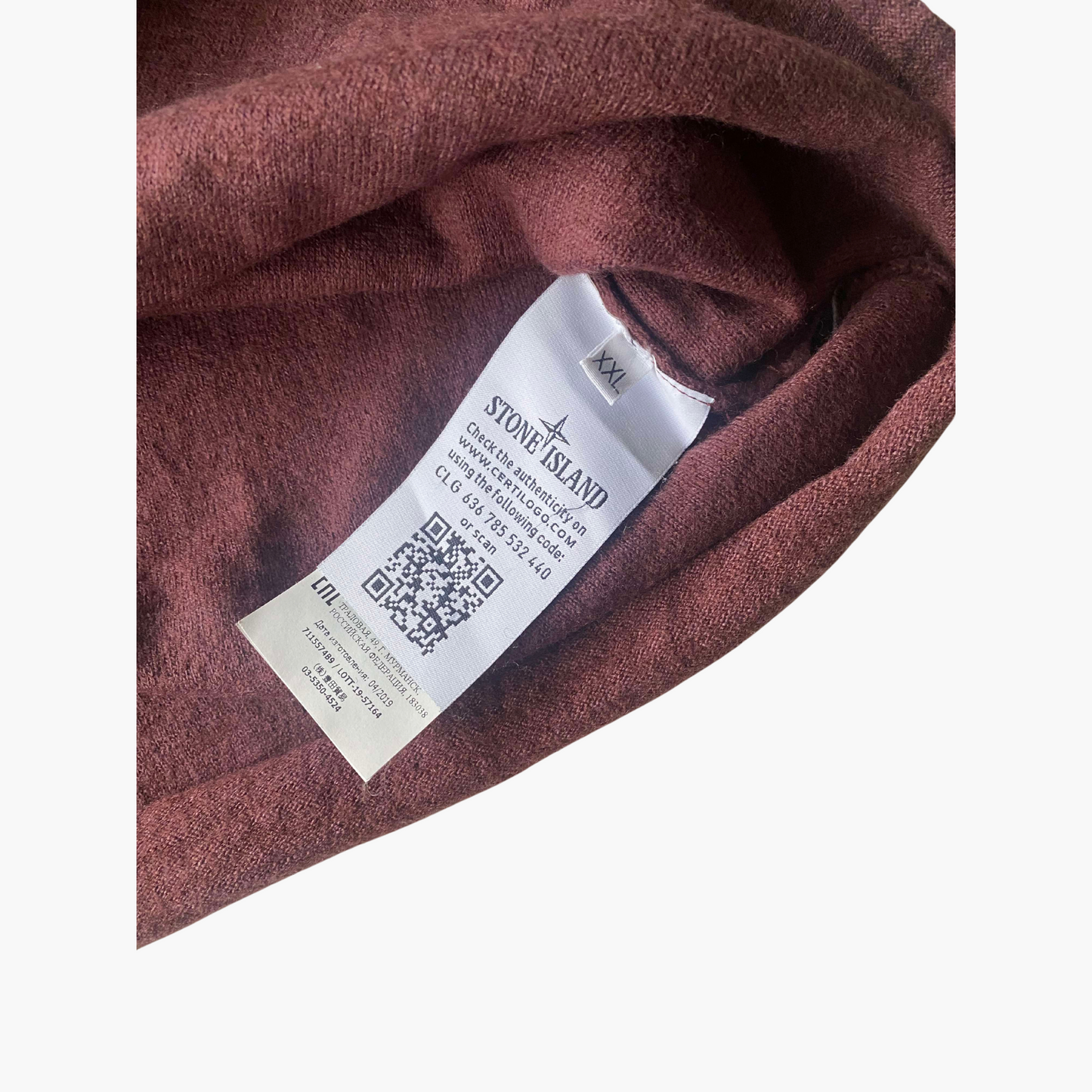 Rare & Vintage - Pull Stone Island en laine - taille XXL