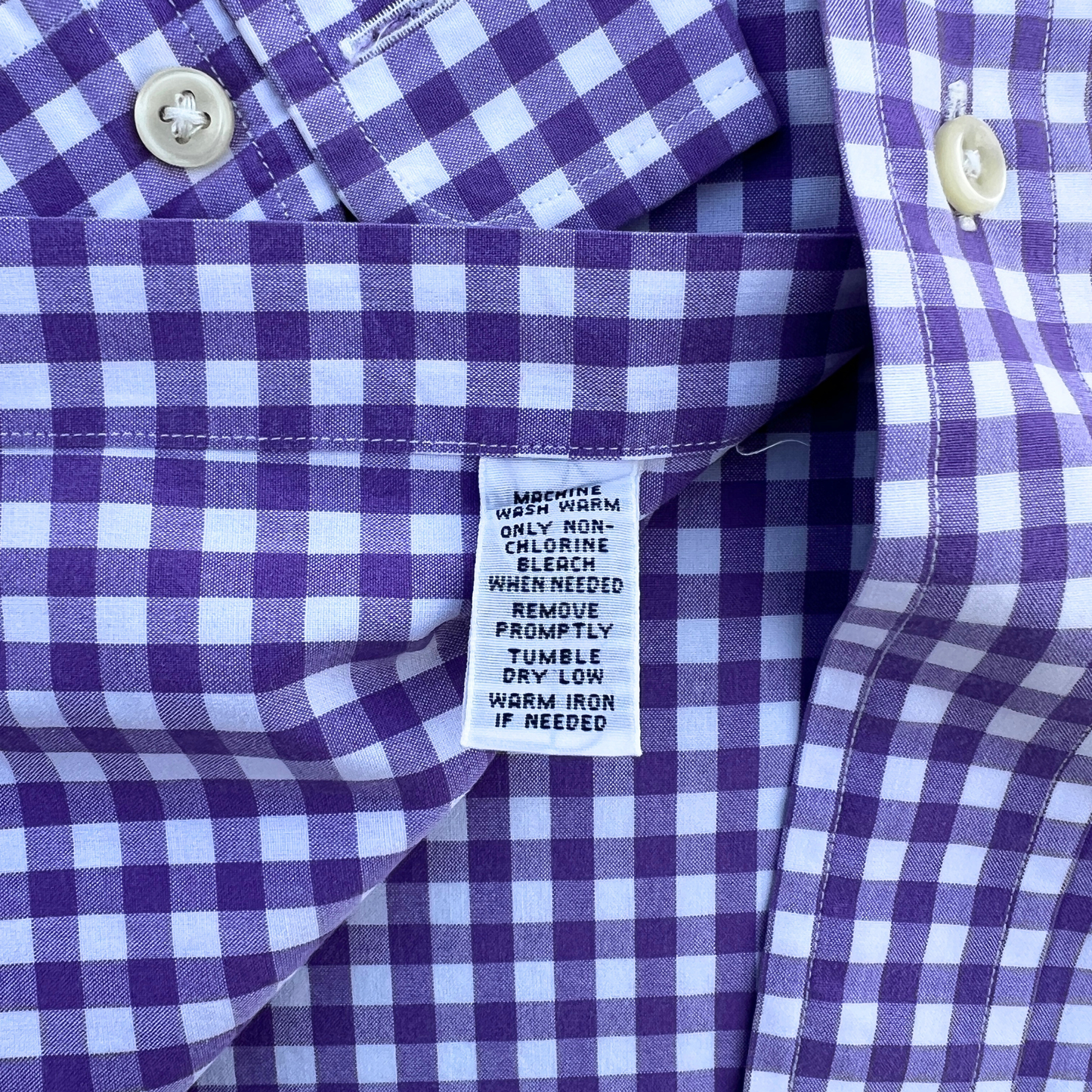 Rare & Vintage - Chemise Ralph Lauren carreaux custom fit pour hommes - taille M