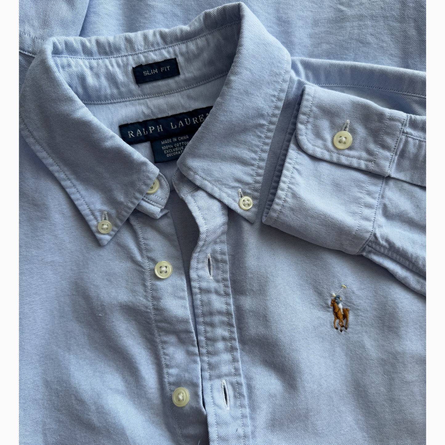 Chemise Ralph Lauren pour femmes - Bleu ciel - Taille S