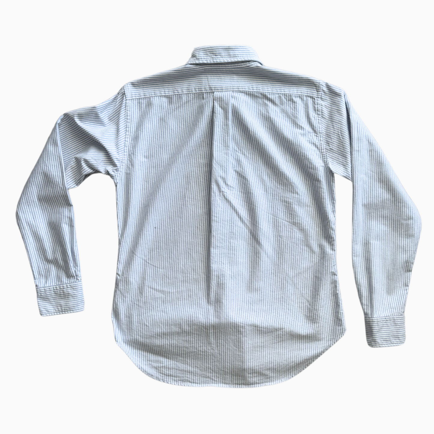 Chemise Ralph Lauren pour hommes - Blanc rayé en bleu - Taille S