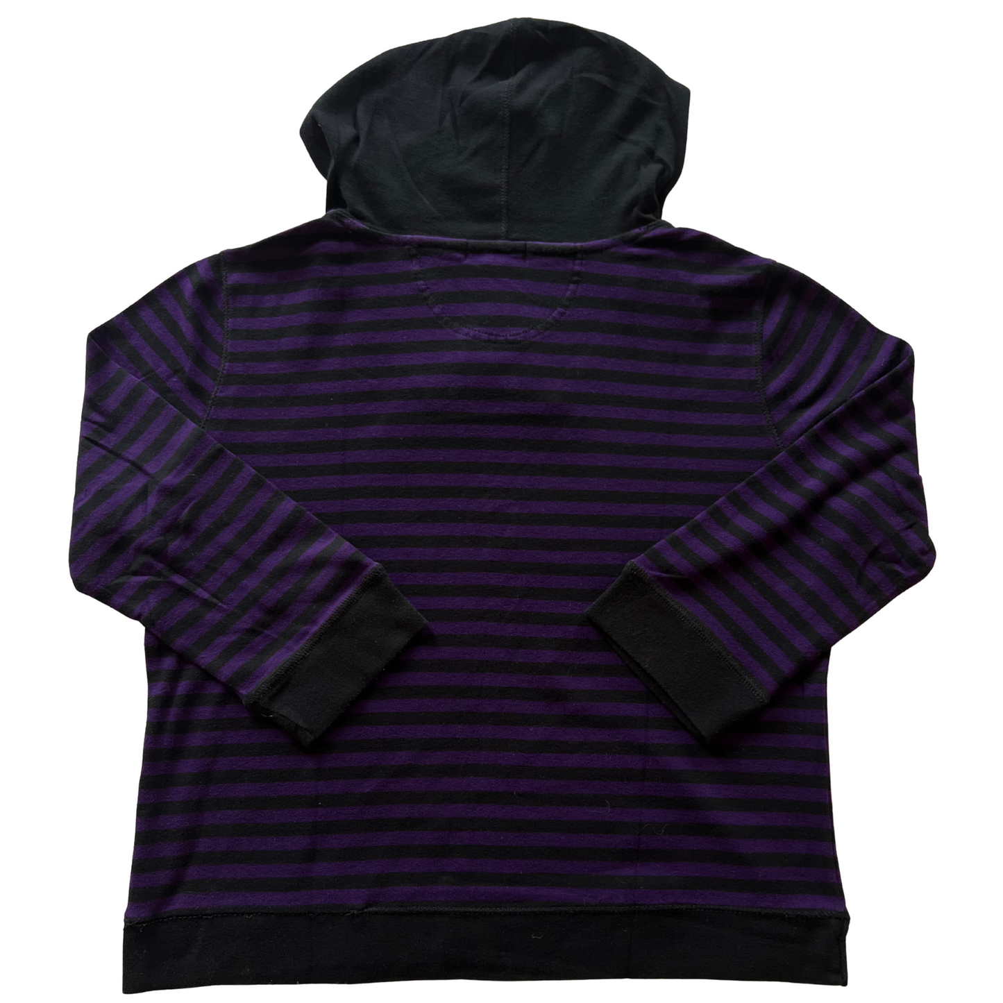 Pull à capuche Ralph Lauren rayé manches 3/4 pour femmes - taille L