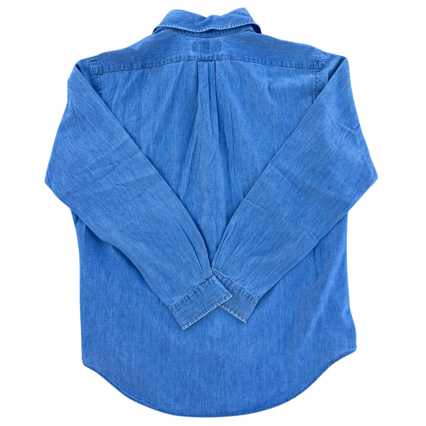 Chemise Ralph Lauren bleu denim coupe regular pour hommes - taille L
