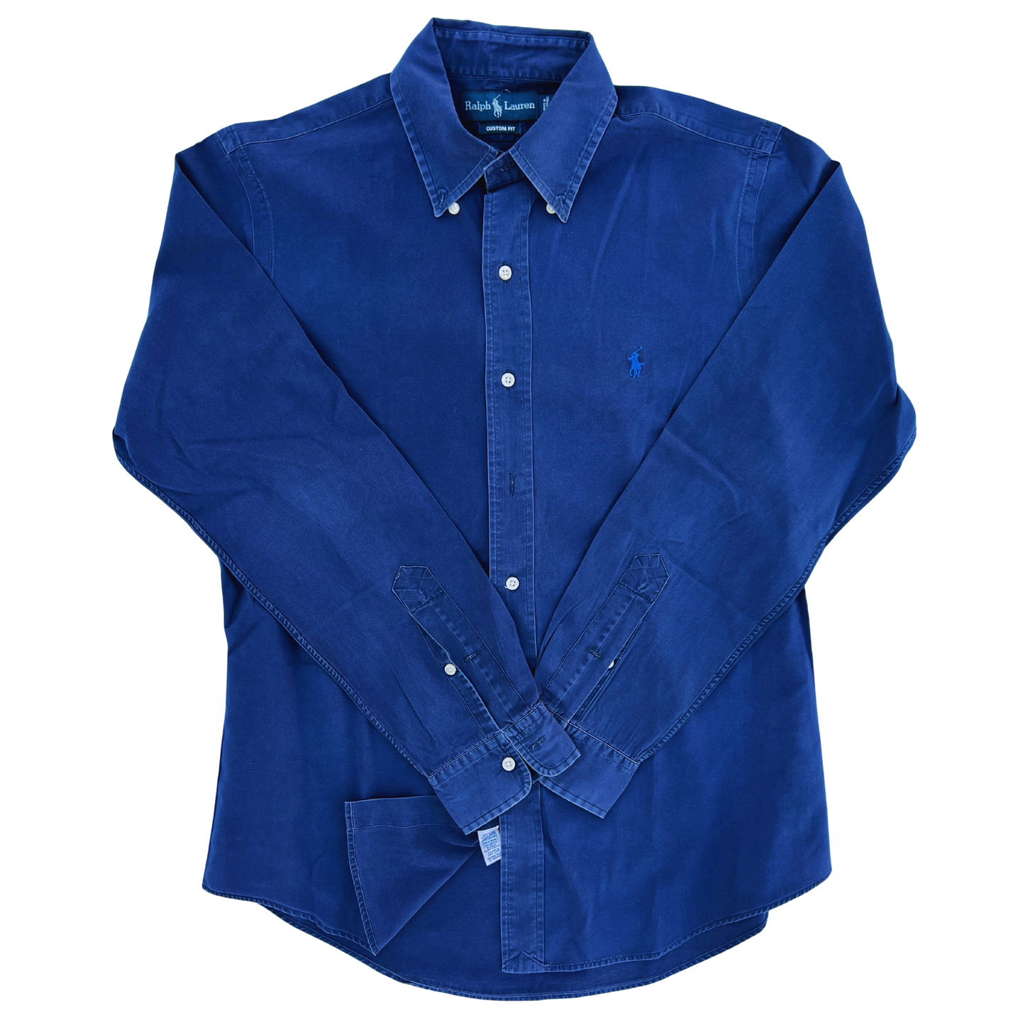 Chemise Ralph Lauren bleu foncé custom fit pour hommes - taille M