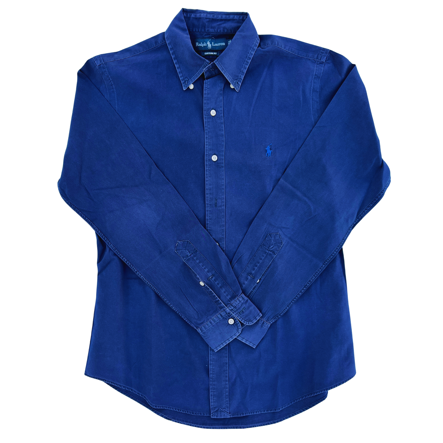 Chemise Ralph Lauren bleu foncé custom fit pour hommes - taille M