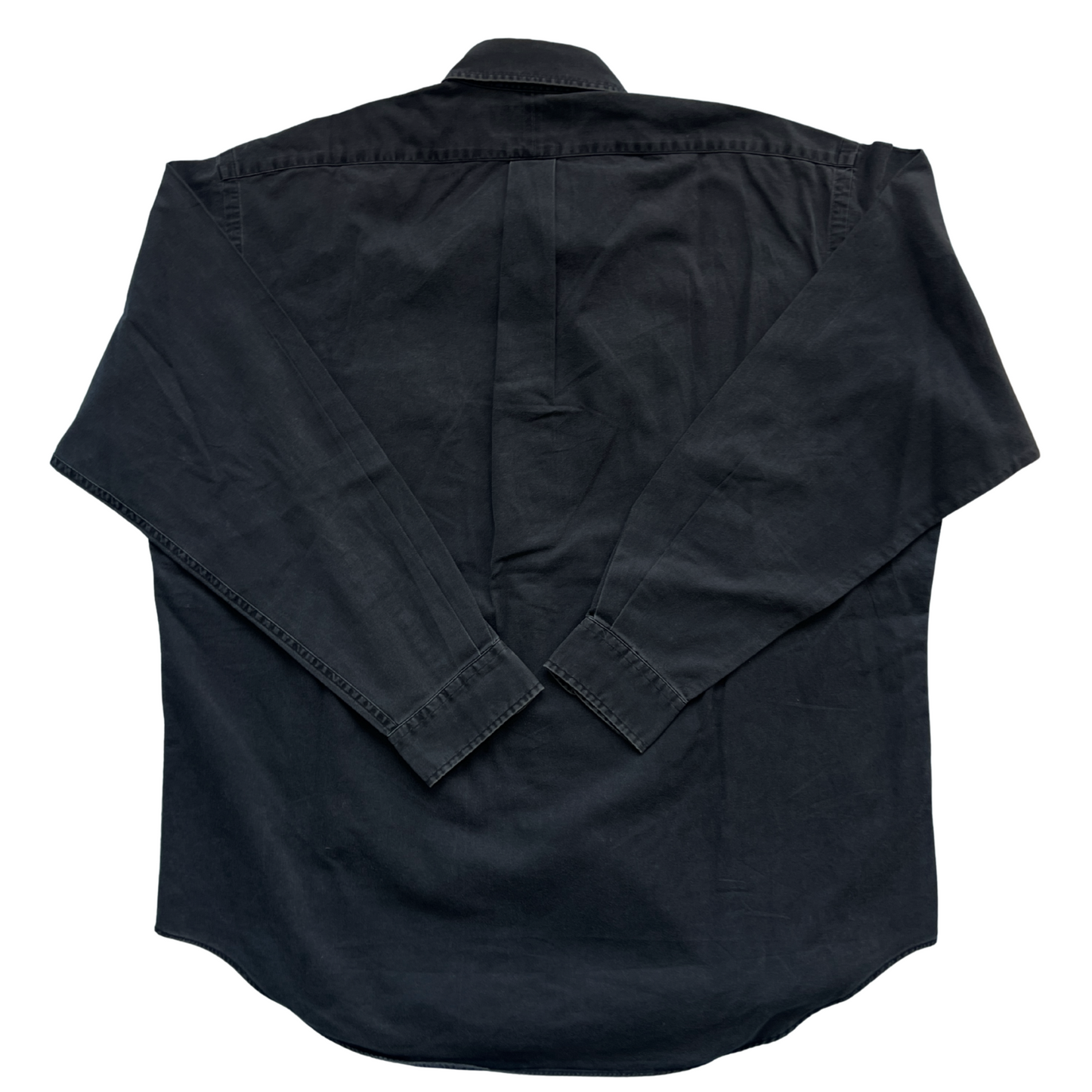 Rare & Vintage - Chemise Ralph Lauren noire pour hommes - taille L