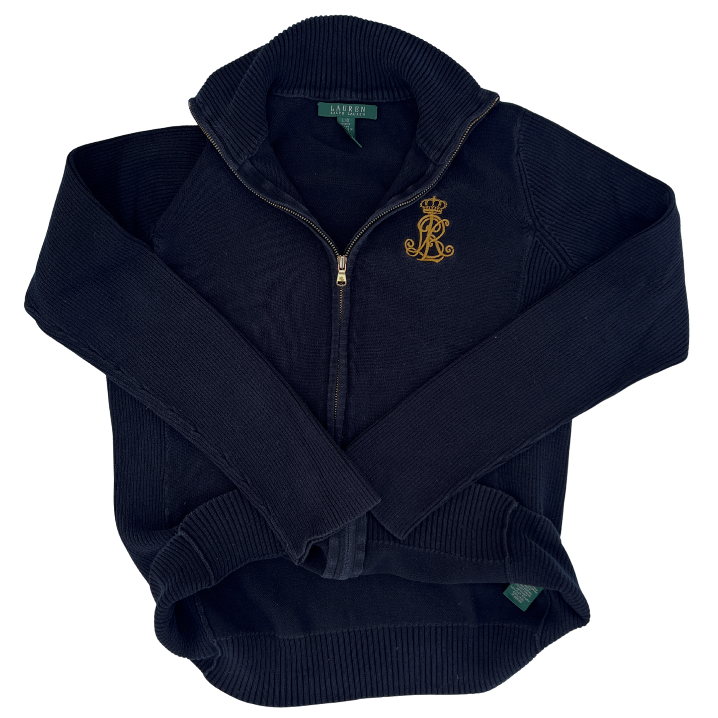 Pull Ralph Lauren logo brodé gold pour femmes - taille M/L