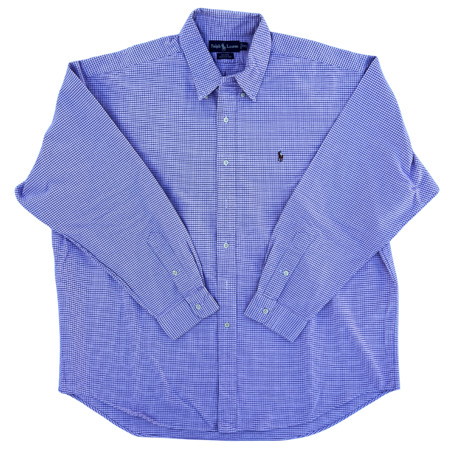 Rare & Vintage - Chemise Ralph Lauren mauve classic fit pour hommes - taille XXL