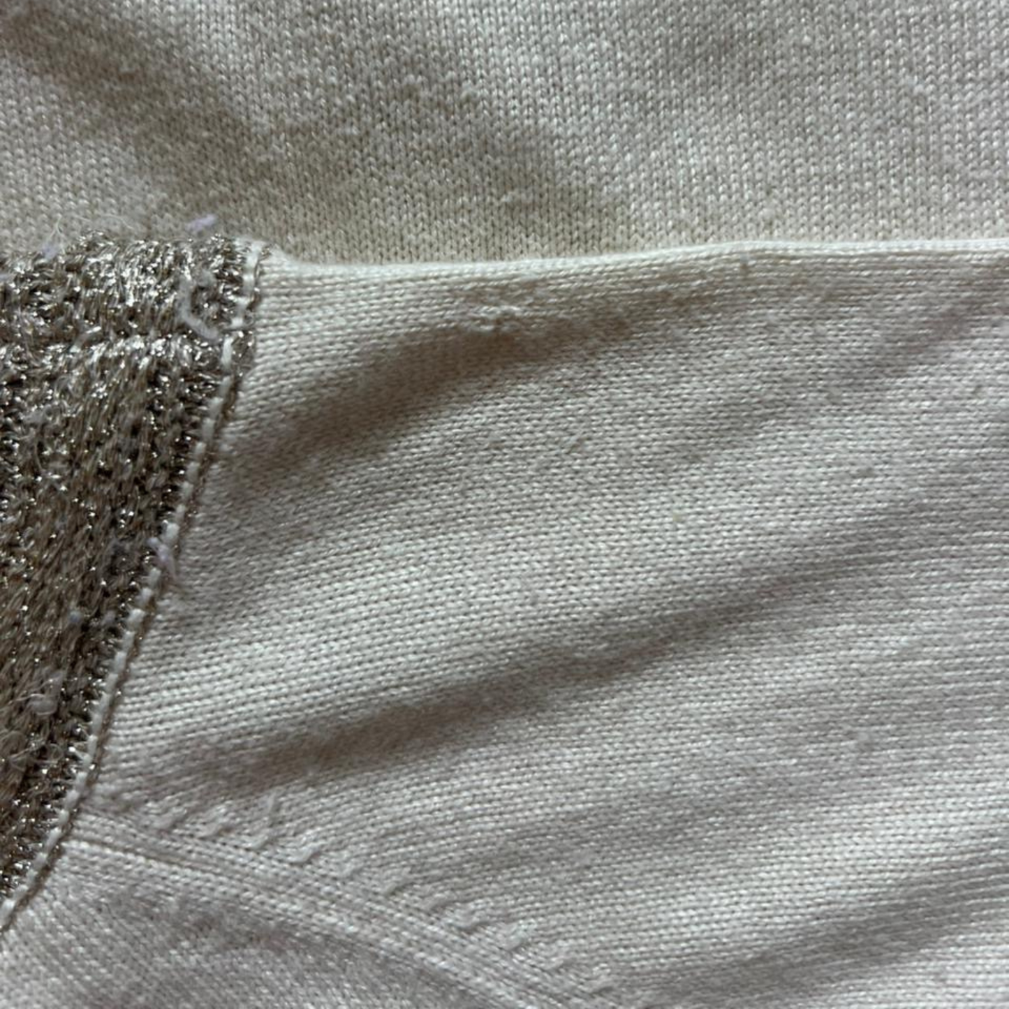 Pull Ralph Lauren col bateau blanc cassé pour femmes - taille S