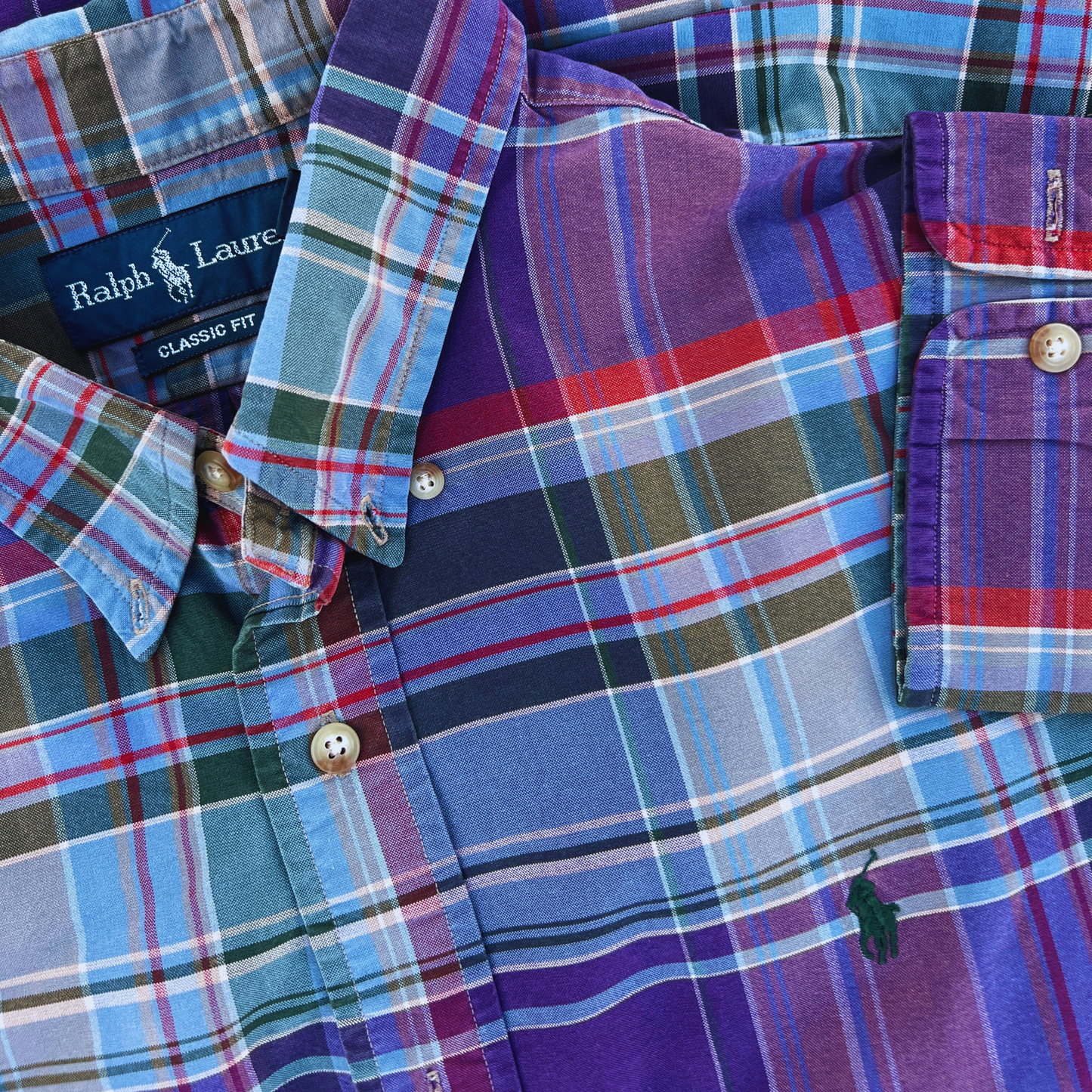Rare & Vintage - Chemise Ralph Lauren coupe regular pour hommes - taille XL