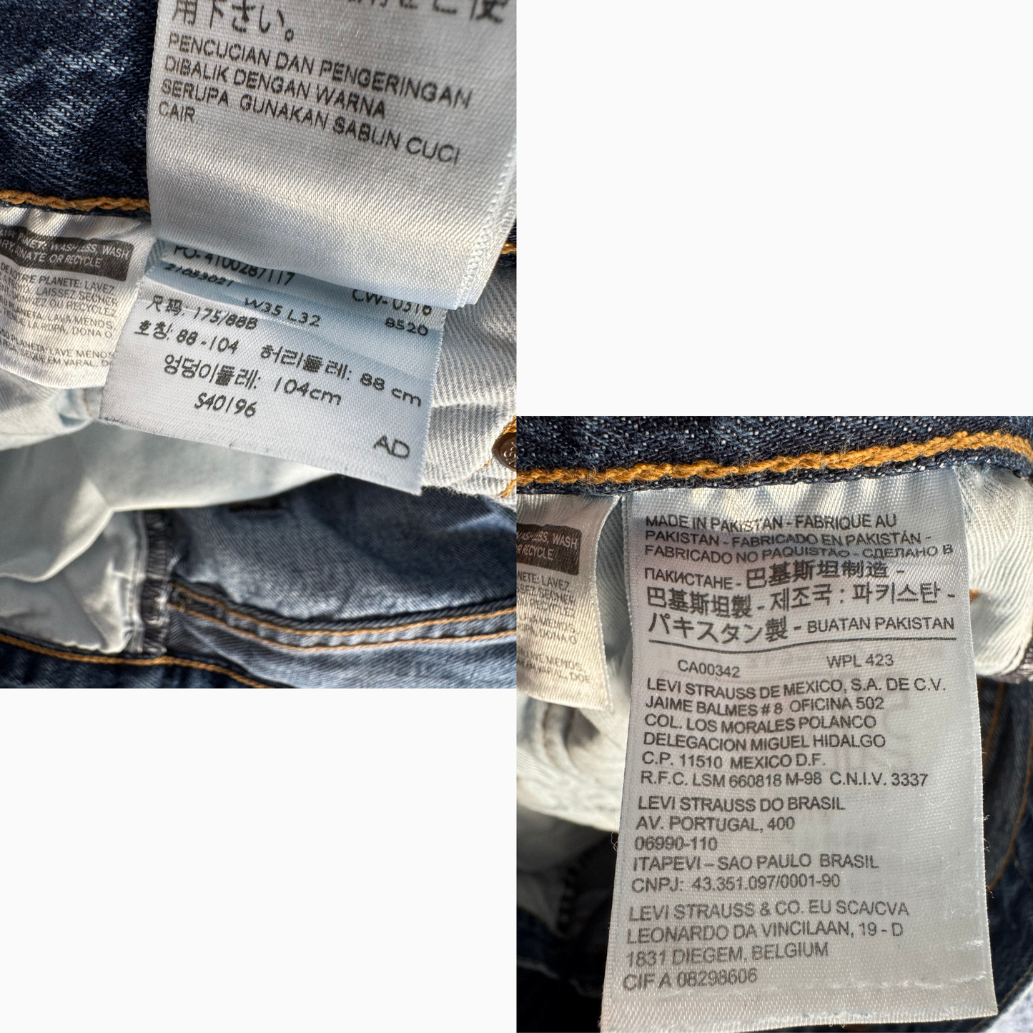 Jeans Levi's® 501® - taille W35 L32