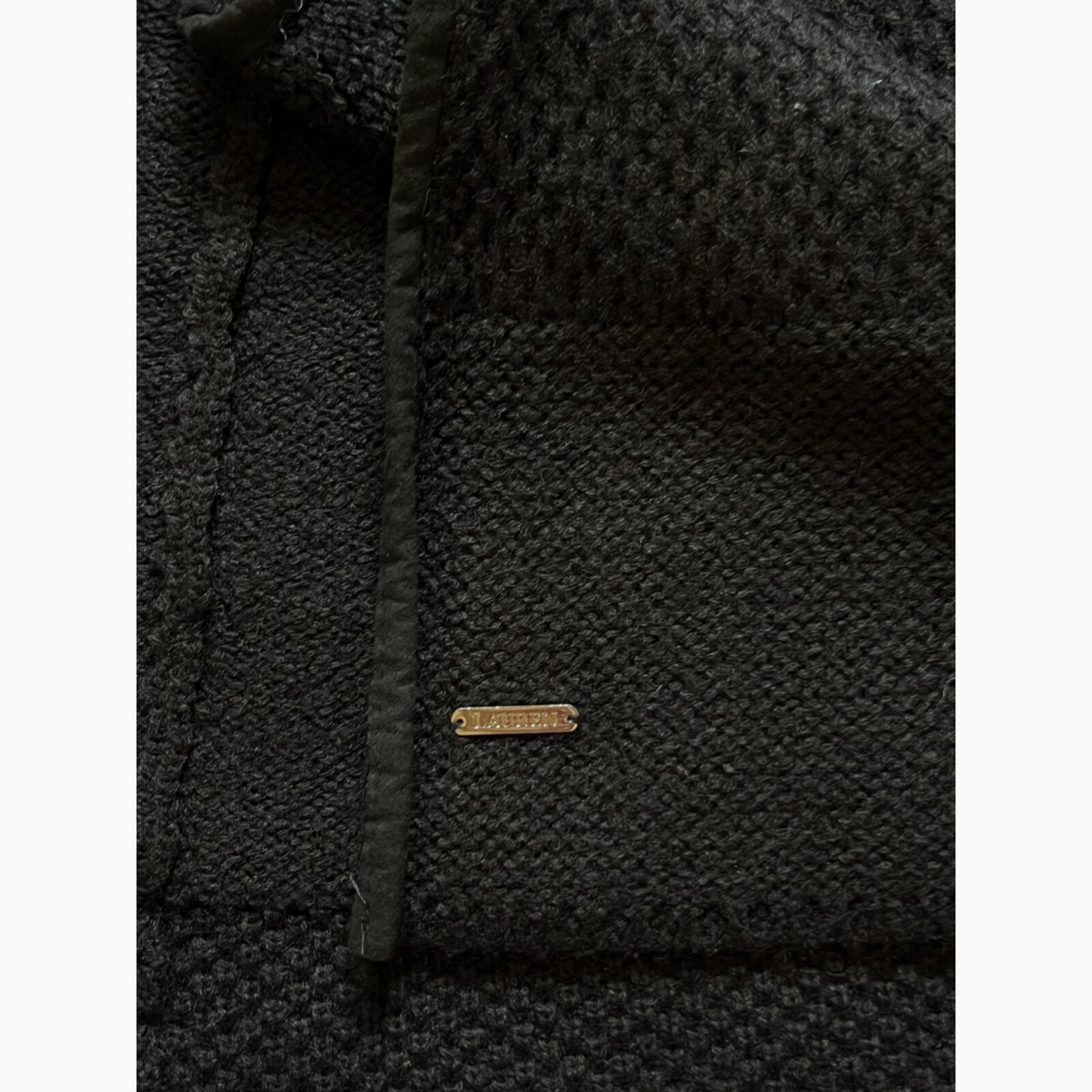 Capuche en laine noir Ralph Lauren pour femmes - taille XL