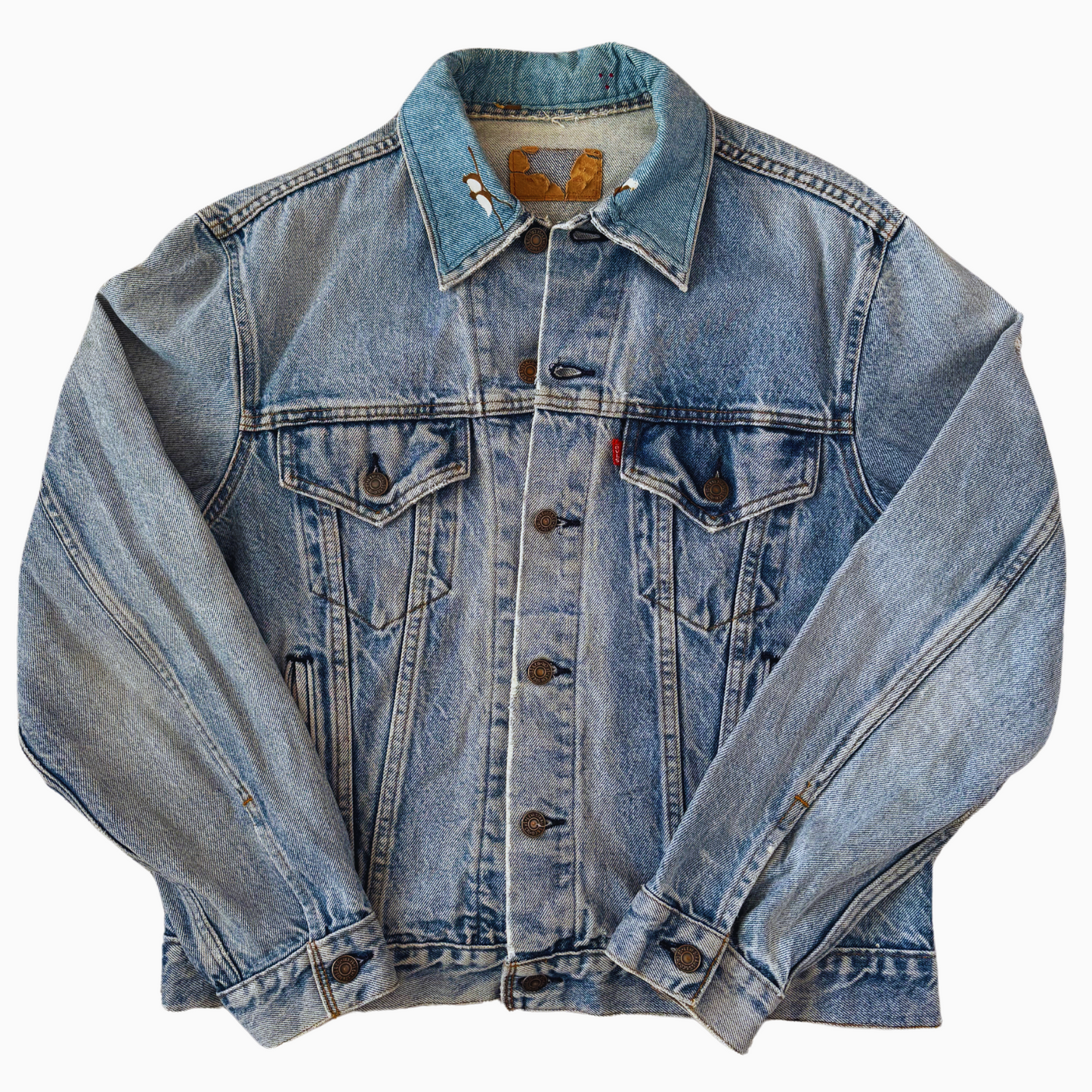 Rare & Vintage - Veste en jean 90's The Trucker Levi's pour femmes - taille M