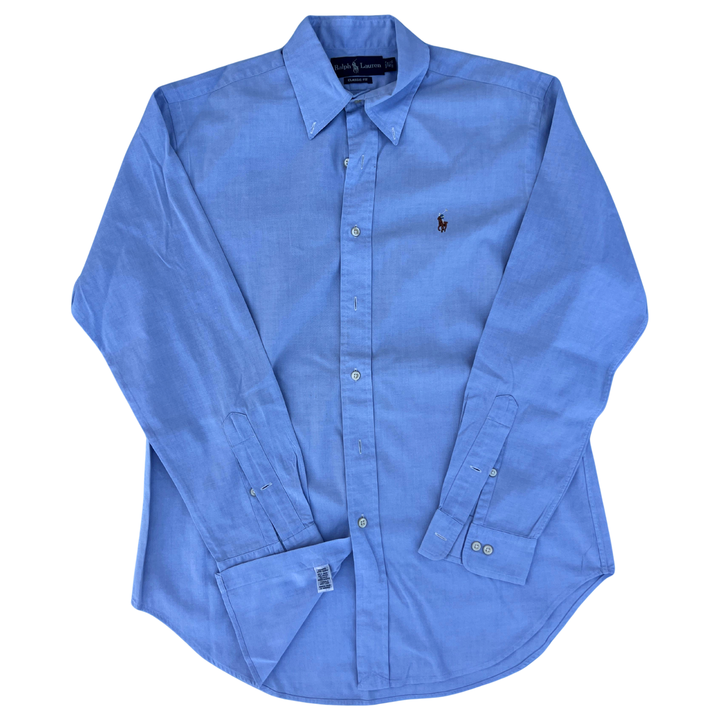 Chemise Ralph Lauren bleu coupe regular pour hommes - Taille L