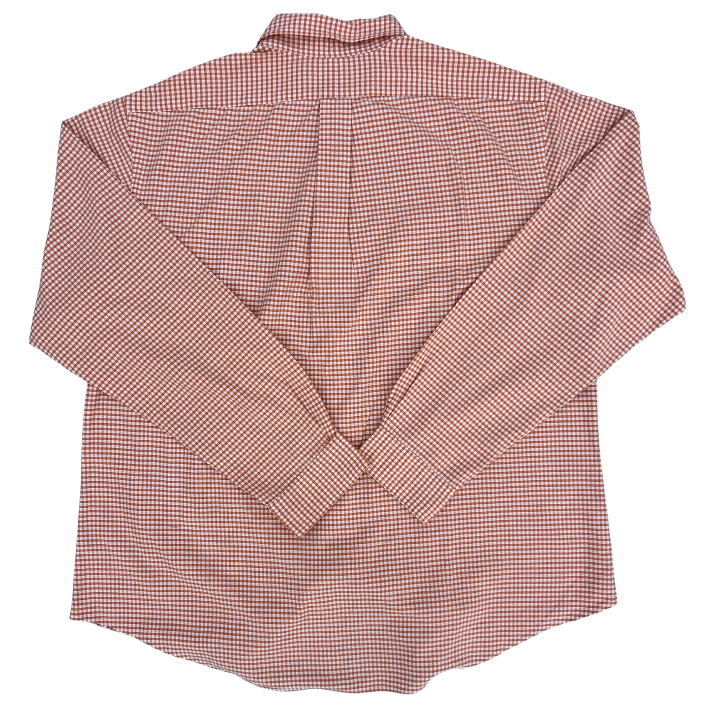 Chemise Ralph Lauren pour hommes Blanche petits carreaux oranges - taille XXL (fits XL)