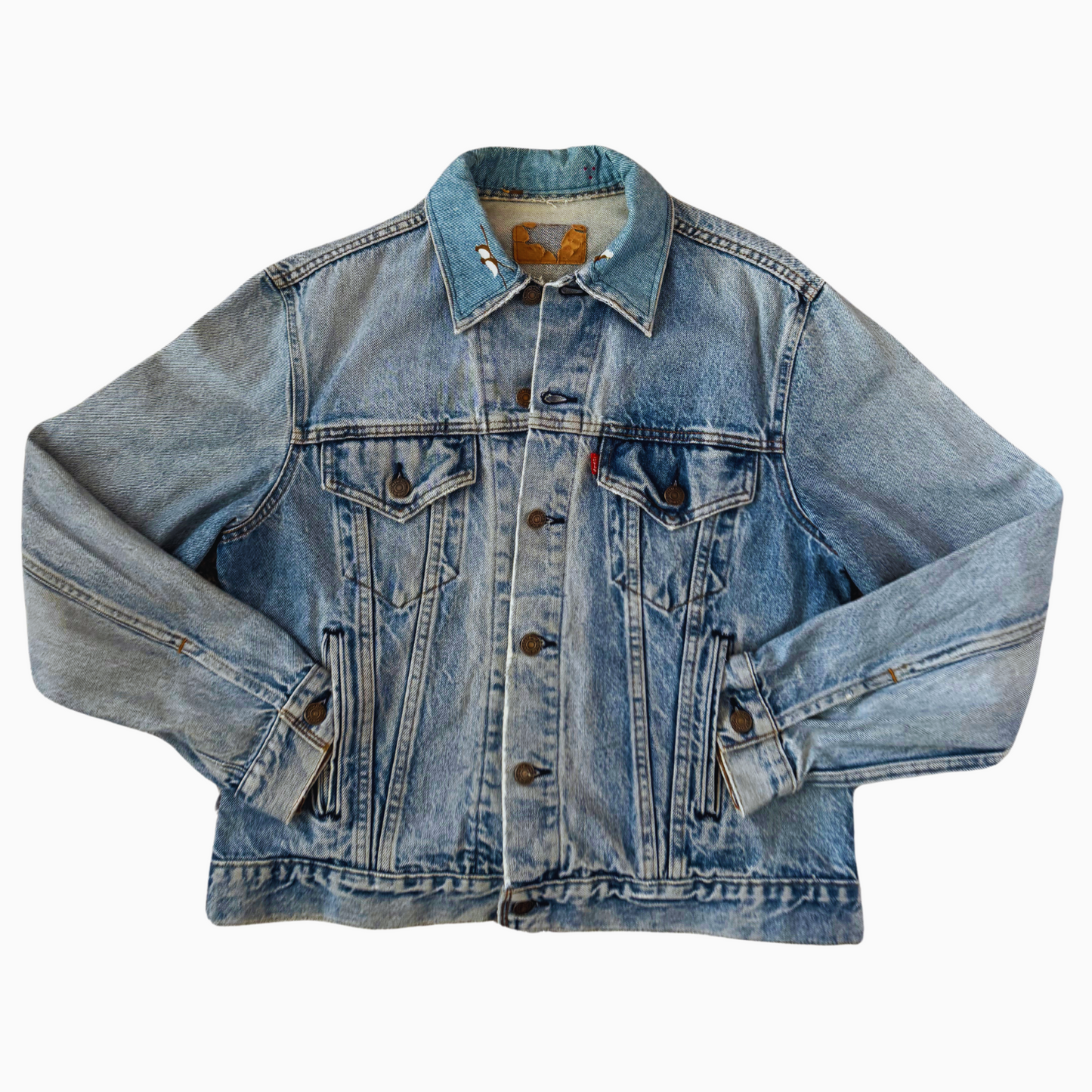 Rare & Vintage - Veste en jean 90's The Trucker Levi's pour femmes - taille M