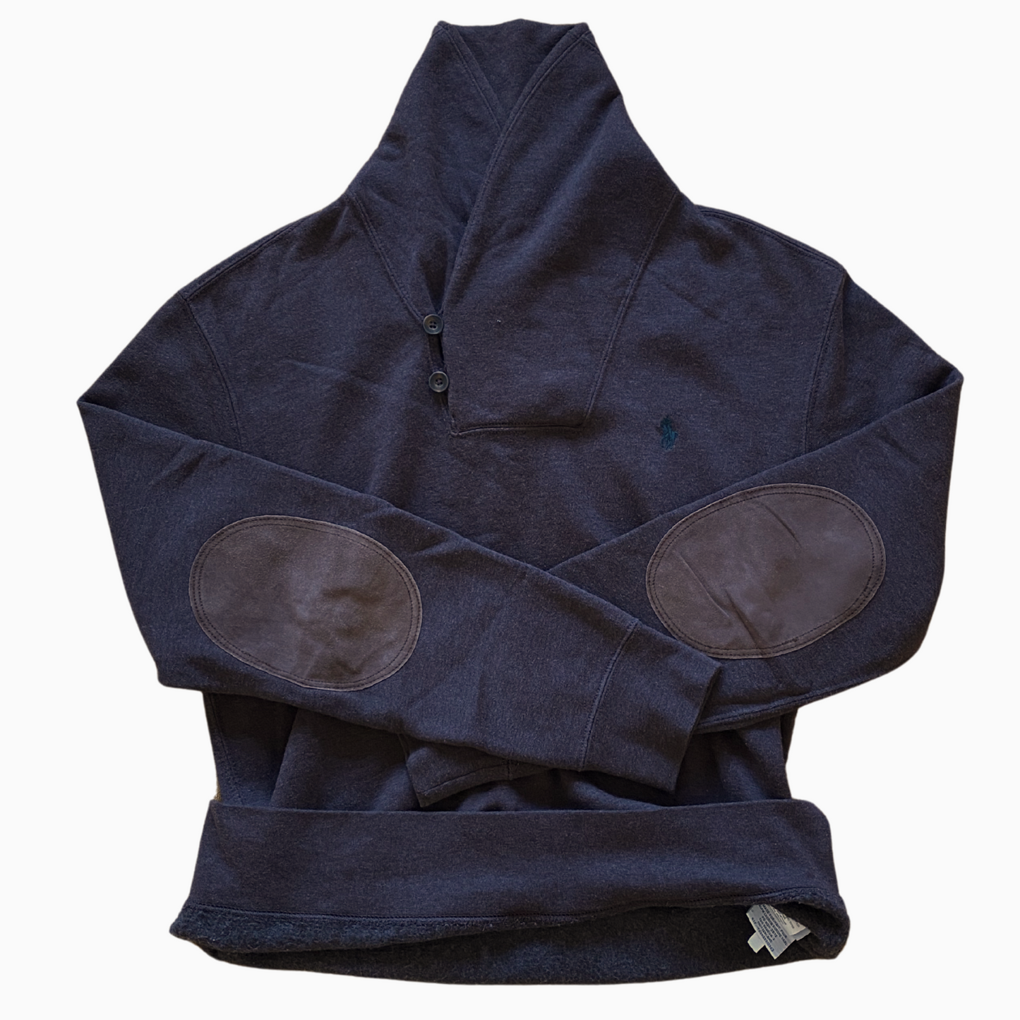 Pull Ralph Lauren col châle marron - pour hommes - taille M