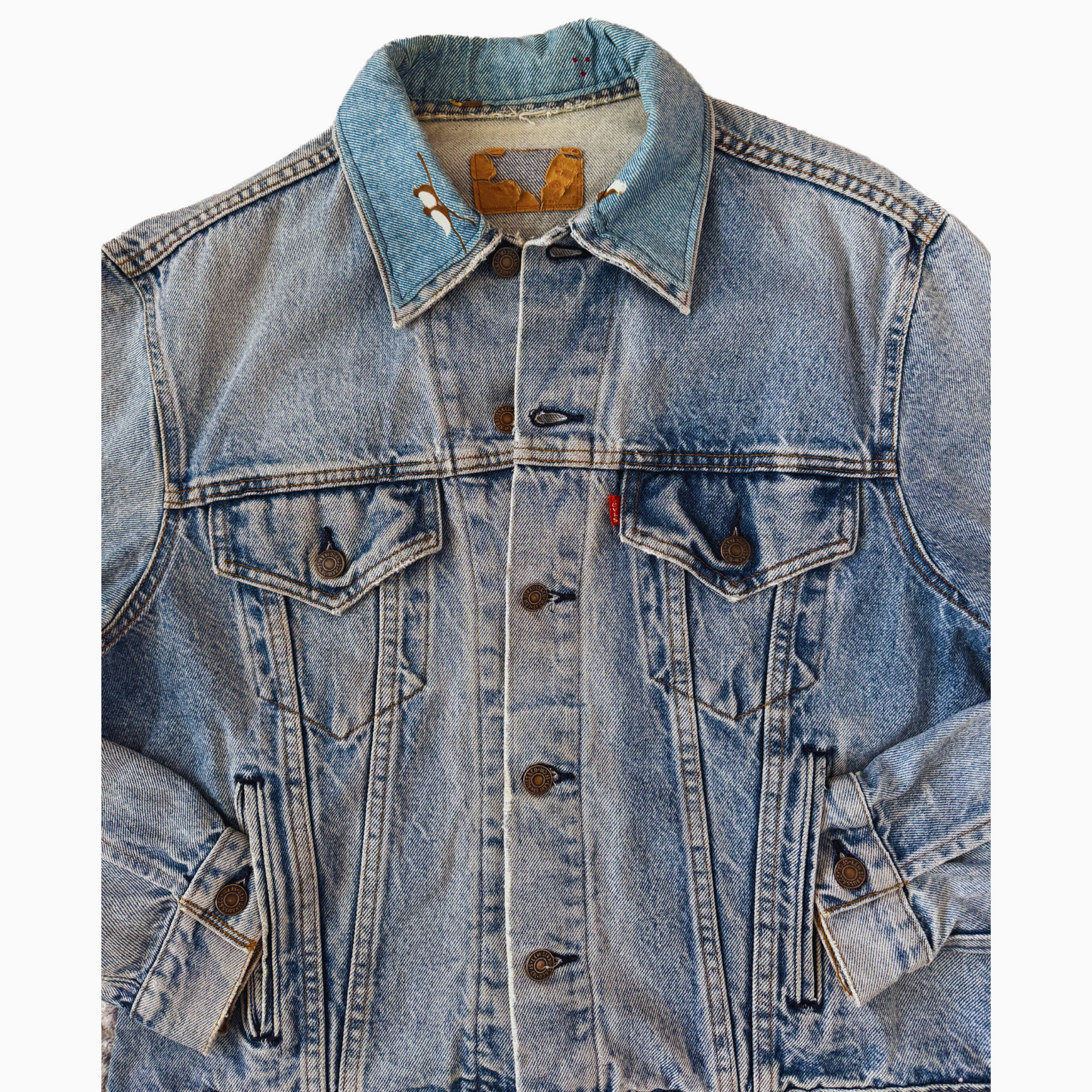 Rare & Vintage - Veste en jean 90's The Trucker Levi's pour femmes - taille M