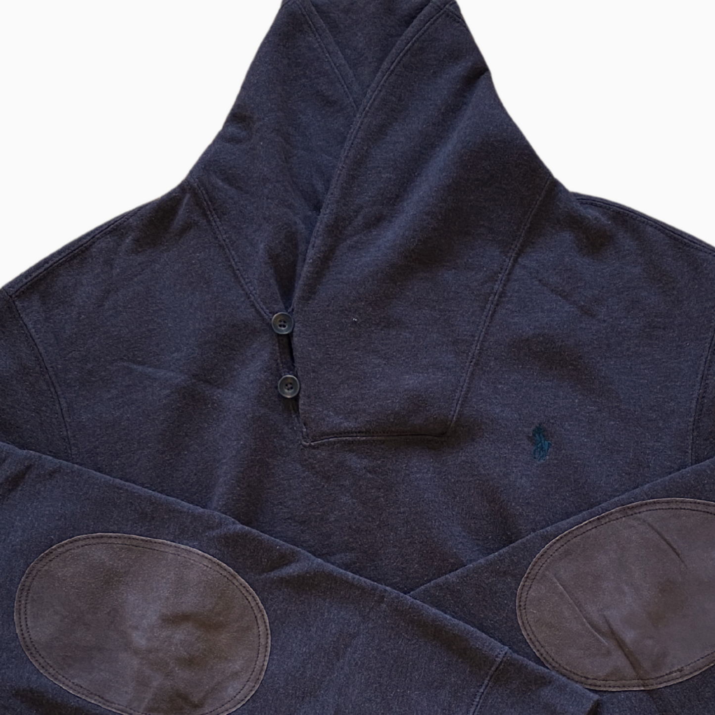 Pull Ralph Lauren col châle marron - pour hommes - taille M
