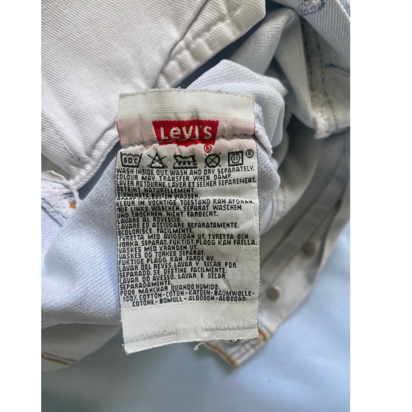 Rare & Vintage - Jeans Levi's® 501® Made in USA - 1997 - Délavé - W34L36