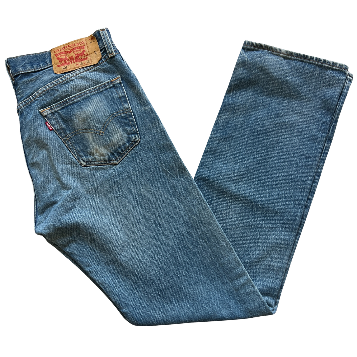 Jeans Levi's® 501® pour hommes Bleu - taille W35 L38