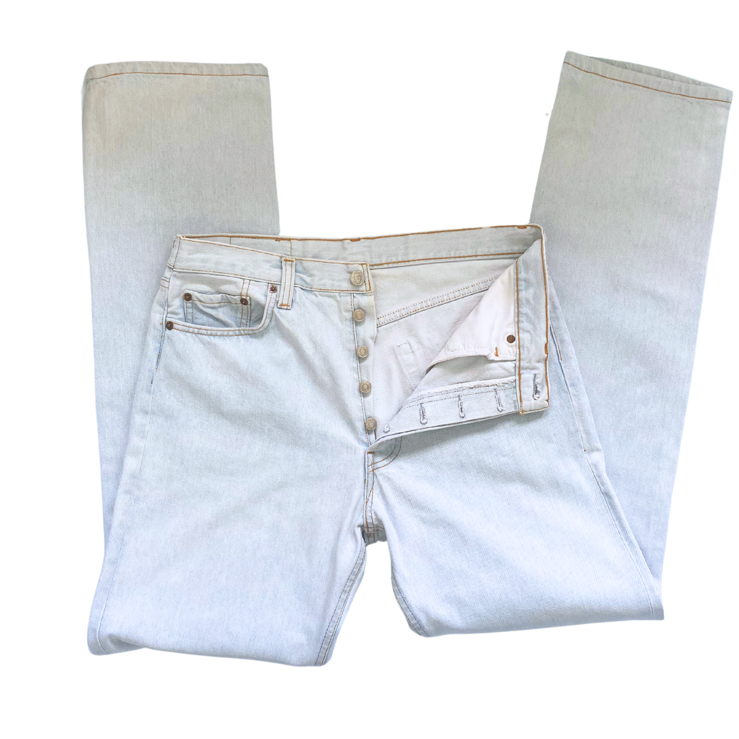 Rare & Vintage - Jeans Levi's® 501® Made in USA - 1997 - Délavé - W34L36