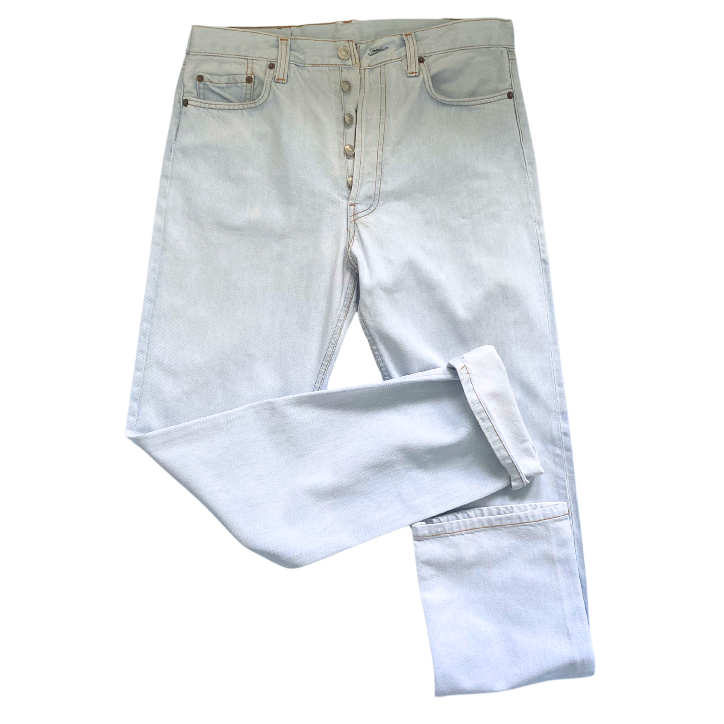 Rare & Vintage - Jeans Levi's® 501® Made in USA - 1997 - Délavé - W34L36