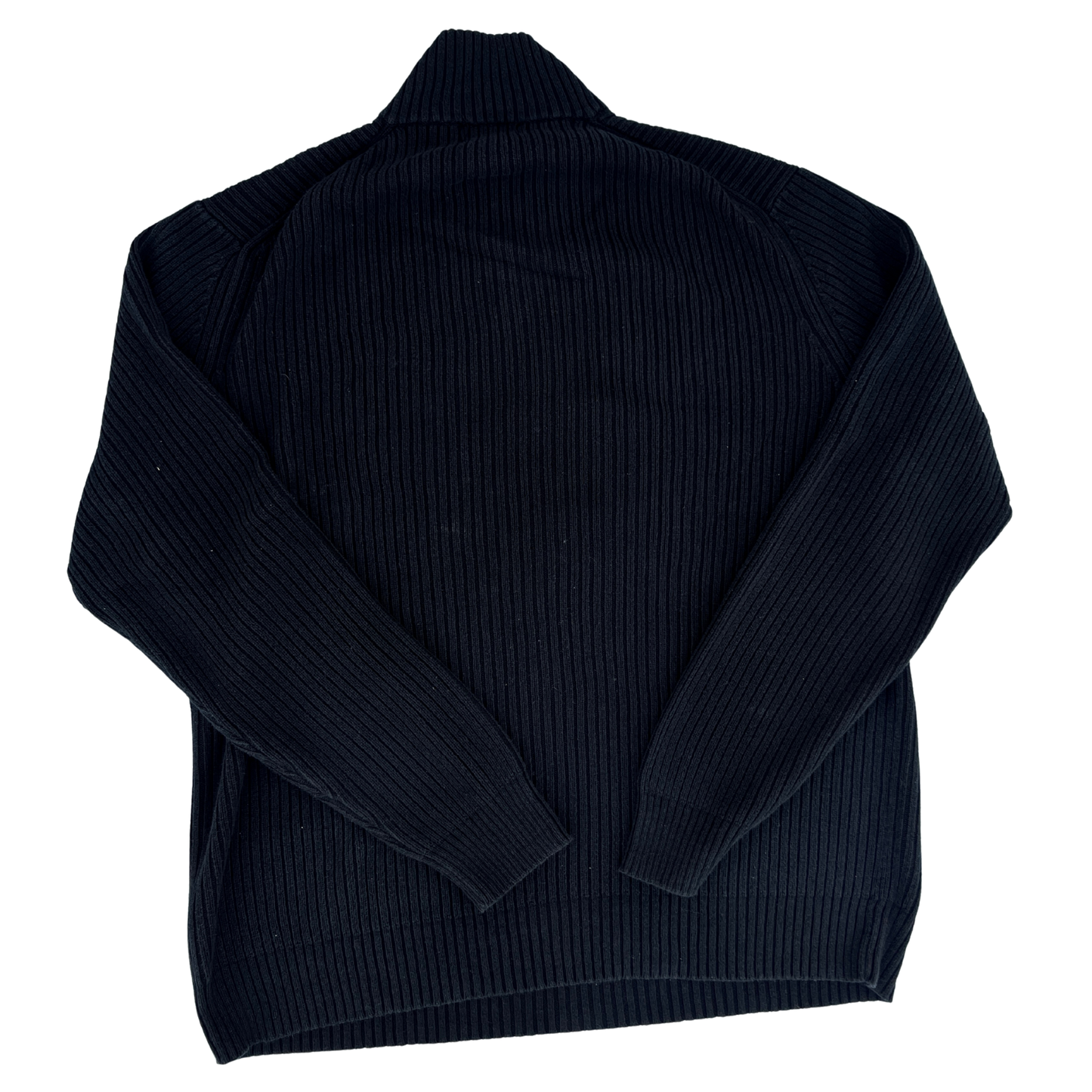 Pull Calvin Klein 1/4 zip noir pour hommes - Taille L