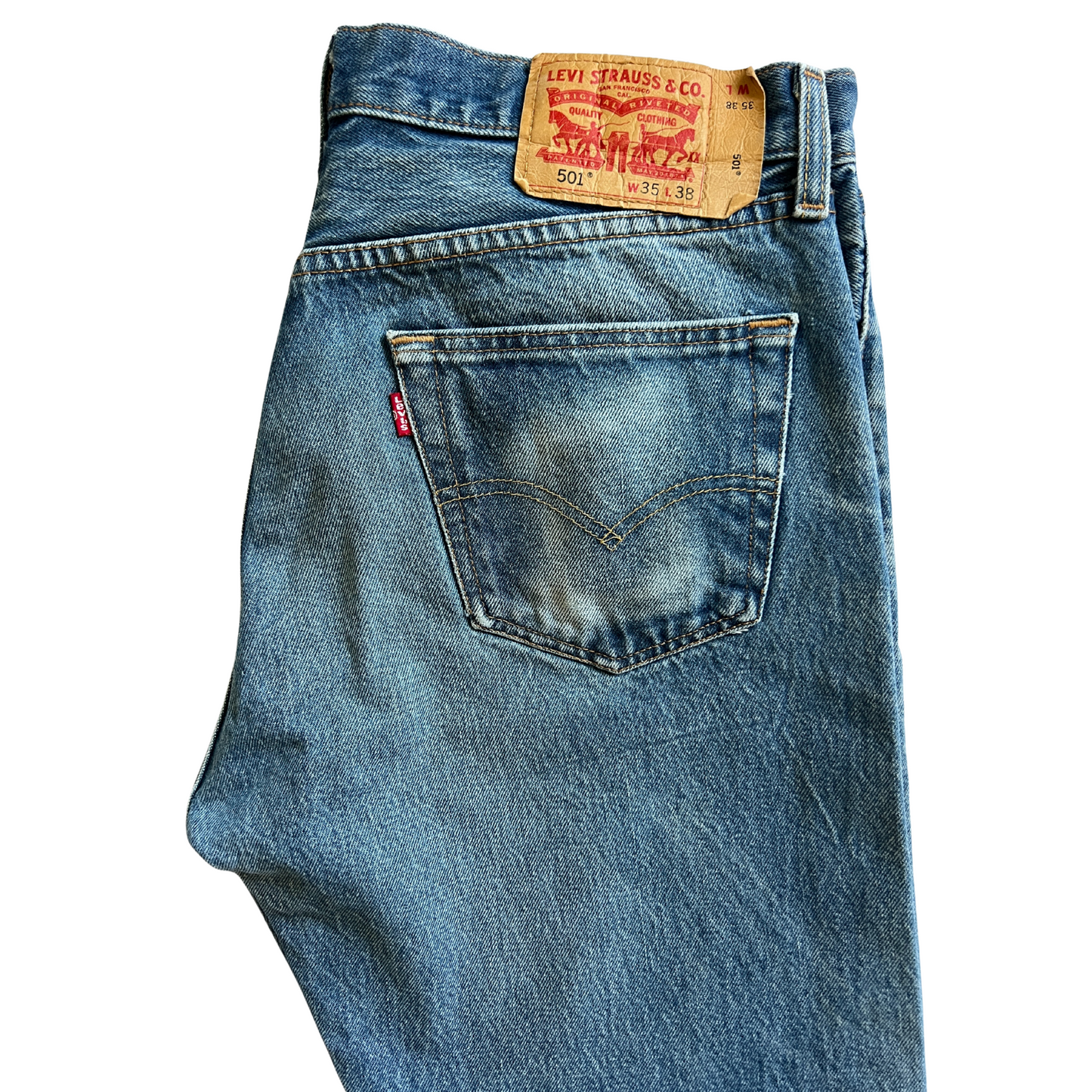 Jeans Levi's® 501® pour hommes Bleu - taille W35 L38