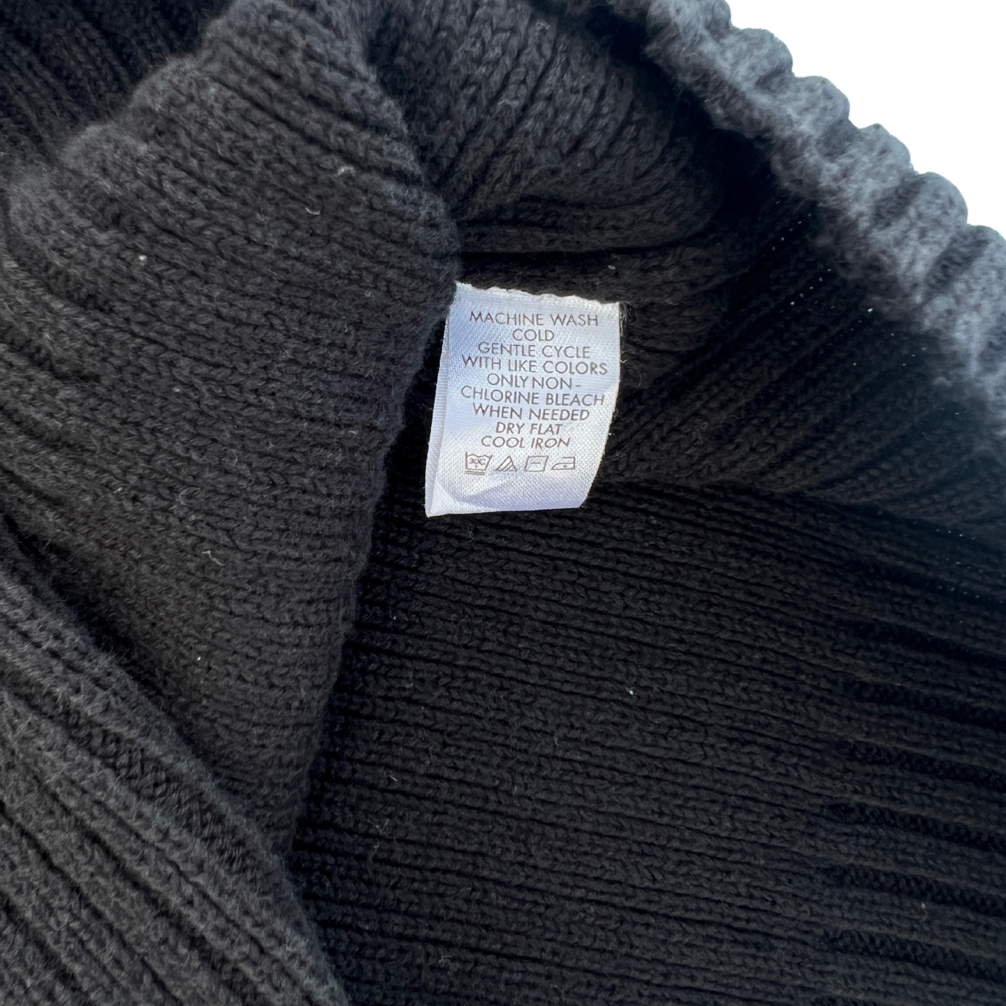 Pull Calvin Klein 1/4 zip noir pour hommes - Taille L