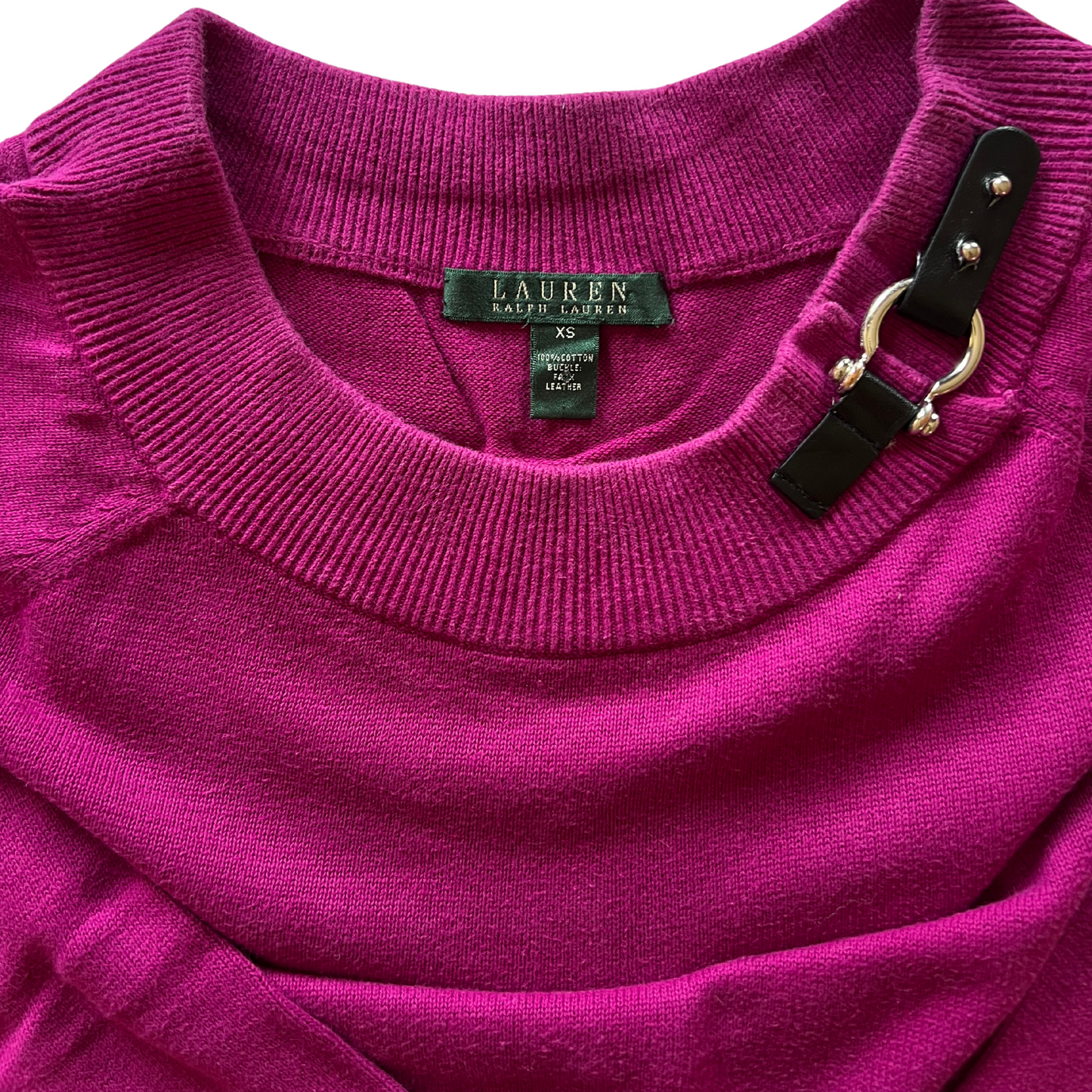 Pull Ralph Lauren Violet col bateau pour femmes - taille XS